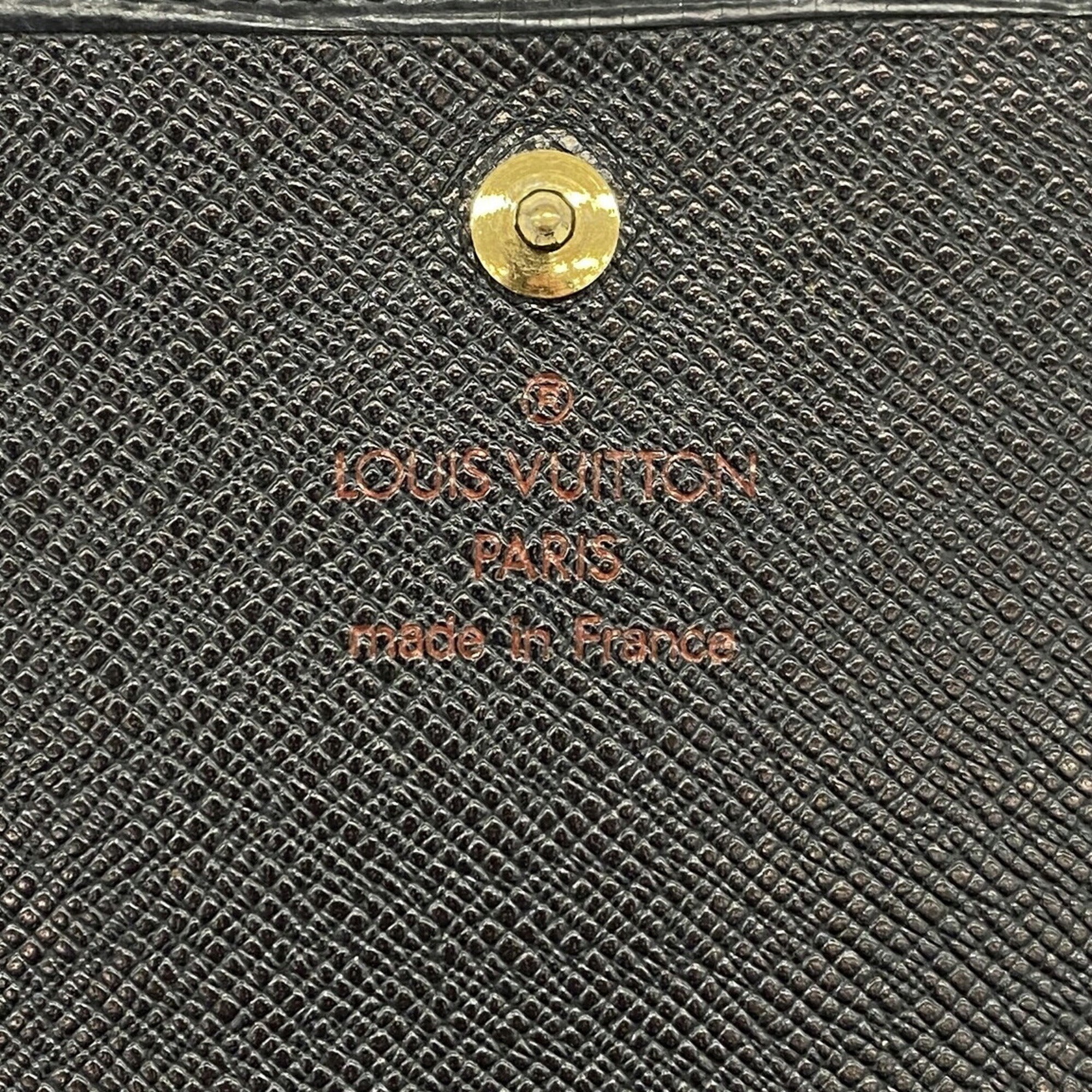 Louis Vuitton Noir Wallet (Bi-Fold) (Pre-Owned)