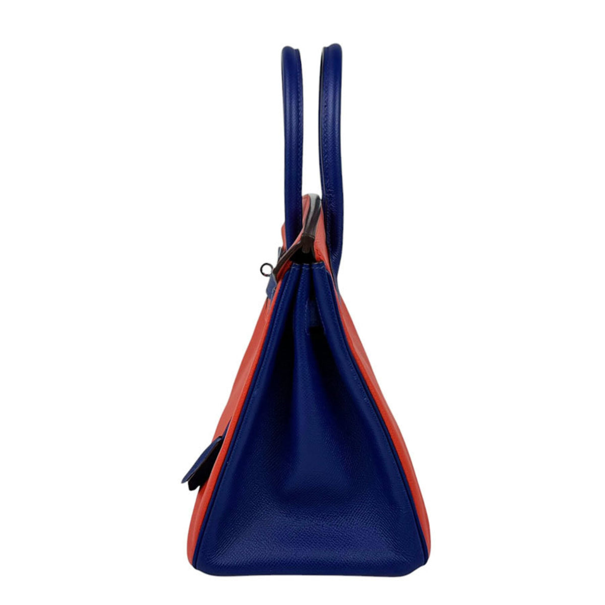 Hermes Blue Royal Capucine Epsom Leather Handbag (Pre-Owned)