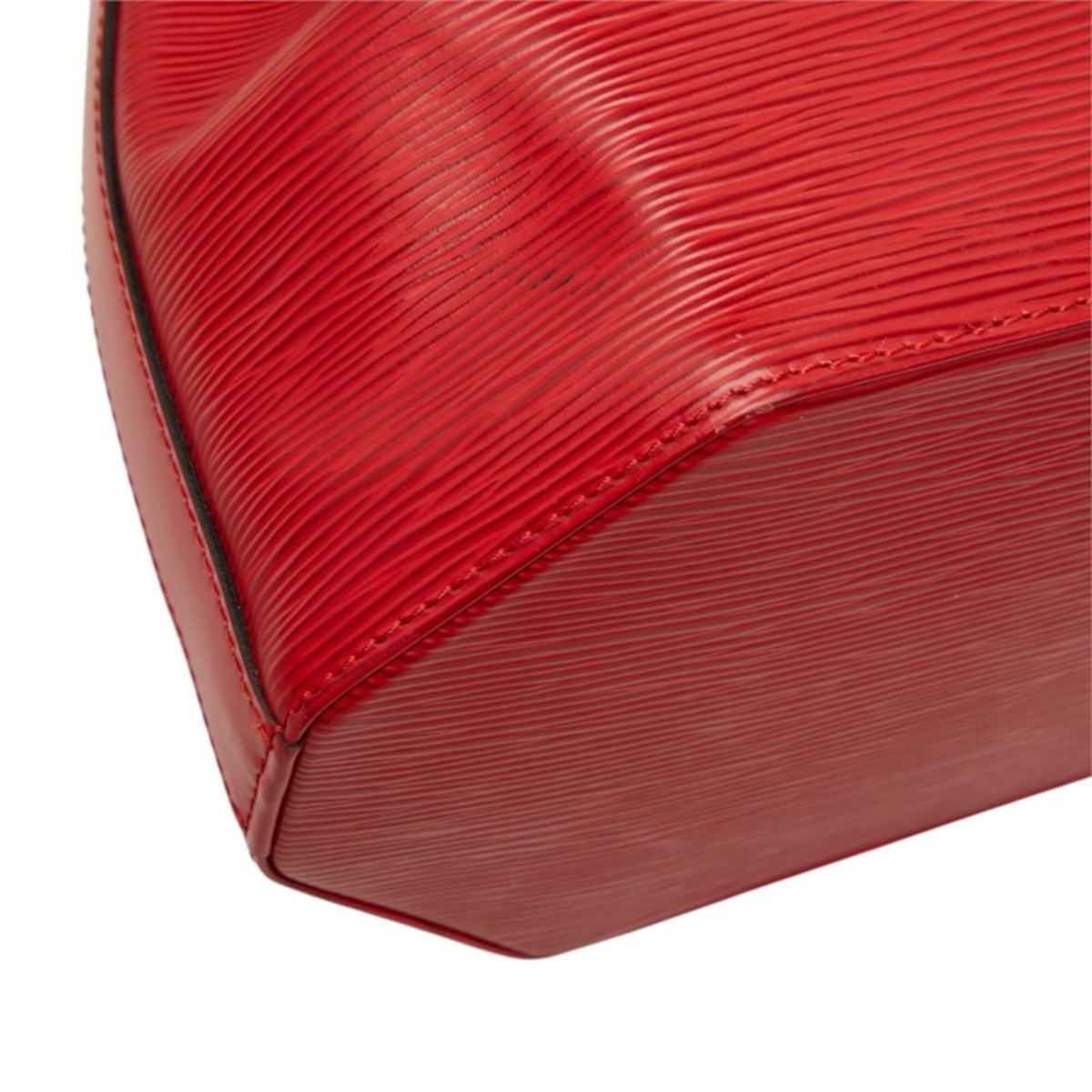 Louis Vuitton Castilian Red Leather Shoulder Bag (Pre-Owned)