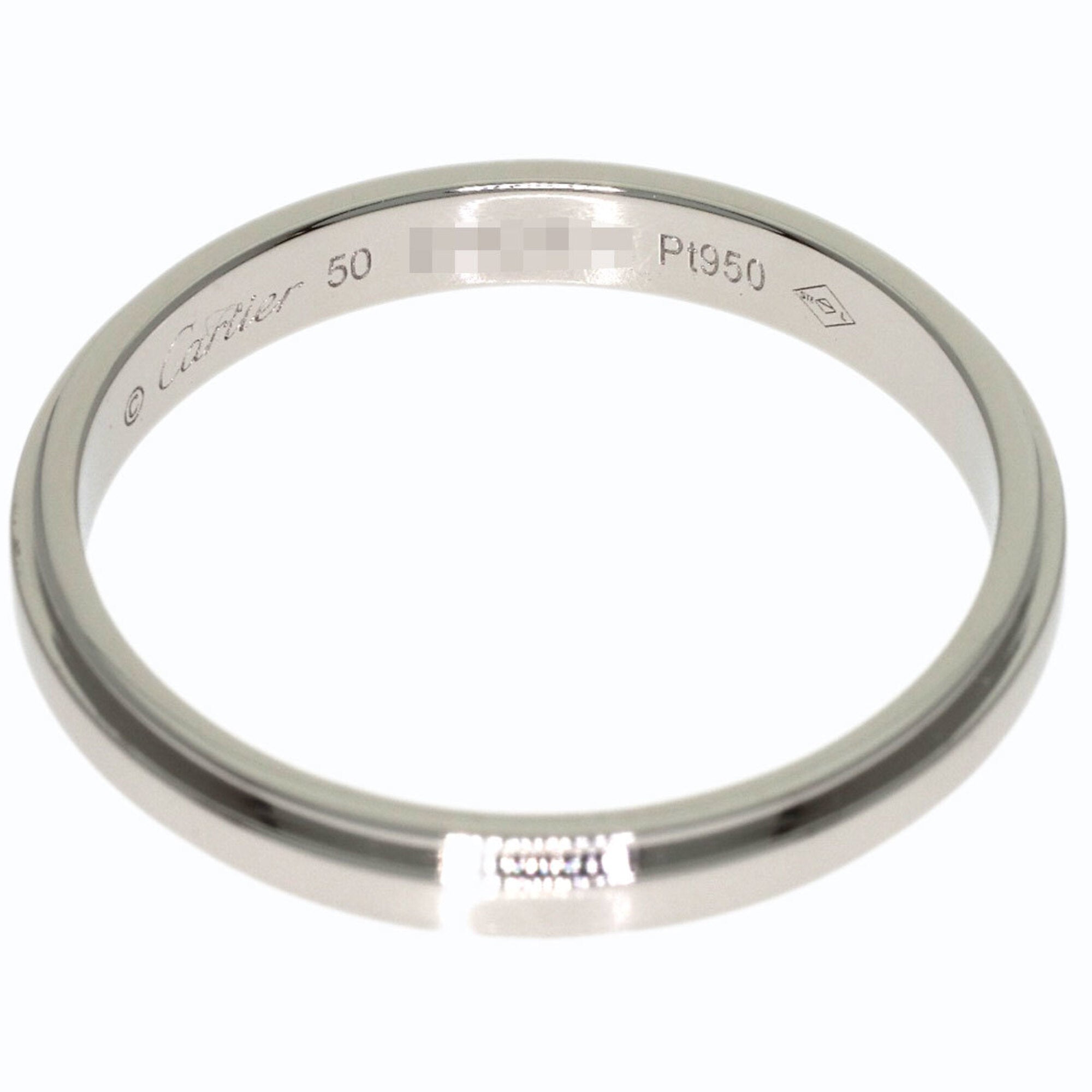 Cartier Platinum 950 Band Ring (Pre-Owned)
