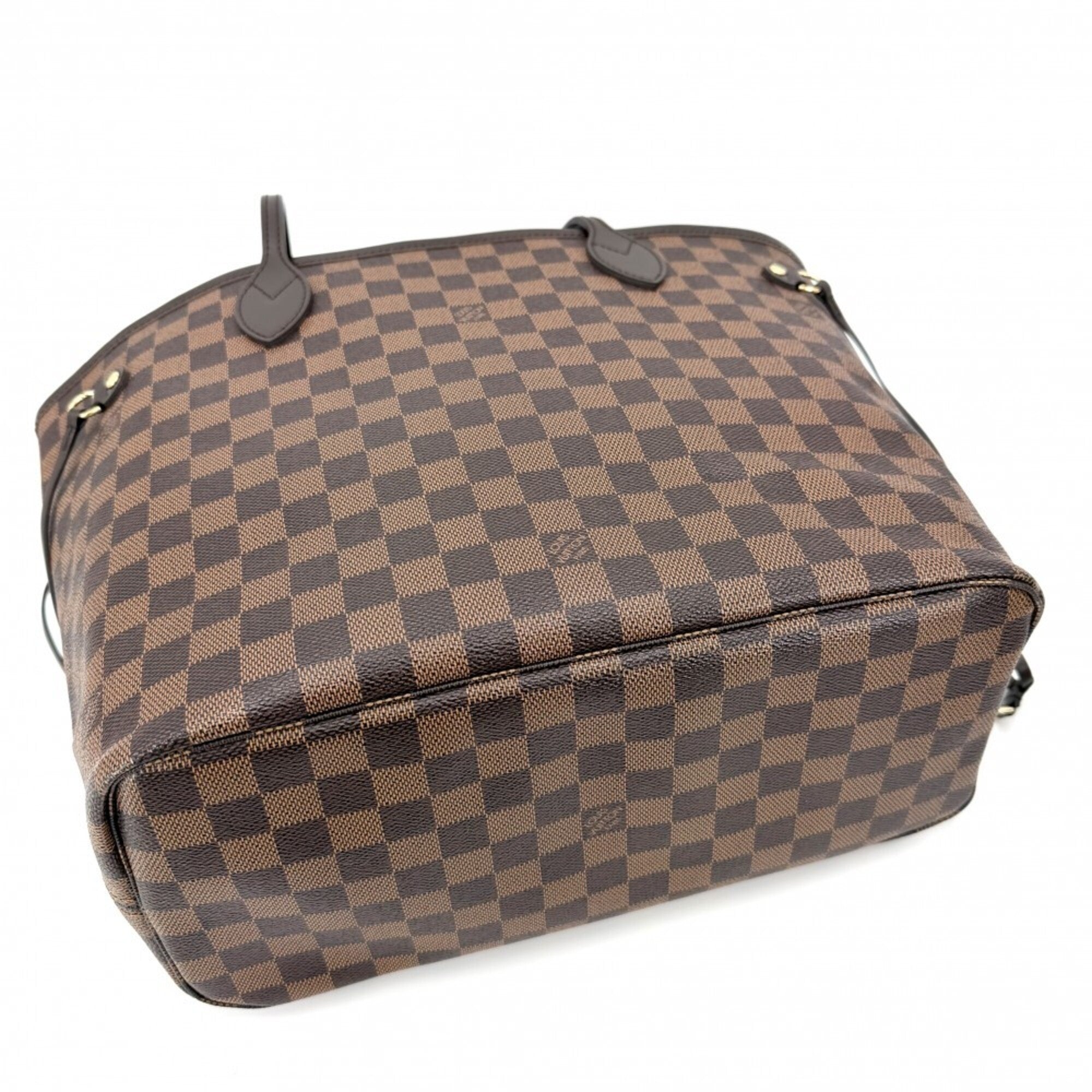 Louis Vuitton Brown Damier Canvas Handbag Pouch Tote Bag (Pre-Owned)