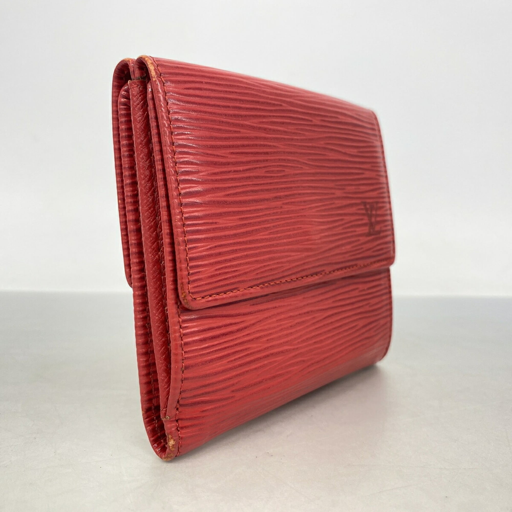 Louis Vuitton Castilian Red Wallet (Tri-Fold) (Pre-Owned)