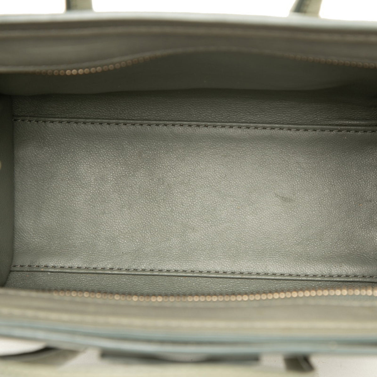 Celine Green Khaki Leather Handbag Shoulder Bag (Pre-Owned)