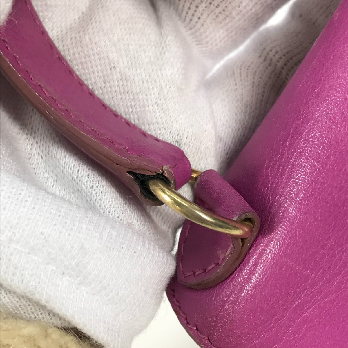 Celine Purple Leather Handbag (Pre-Owned)