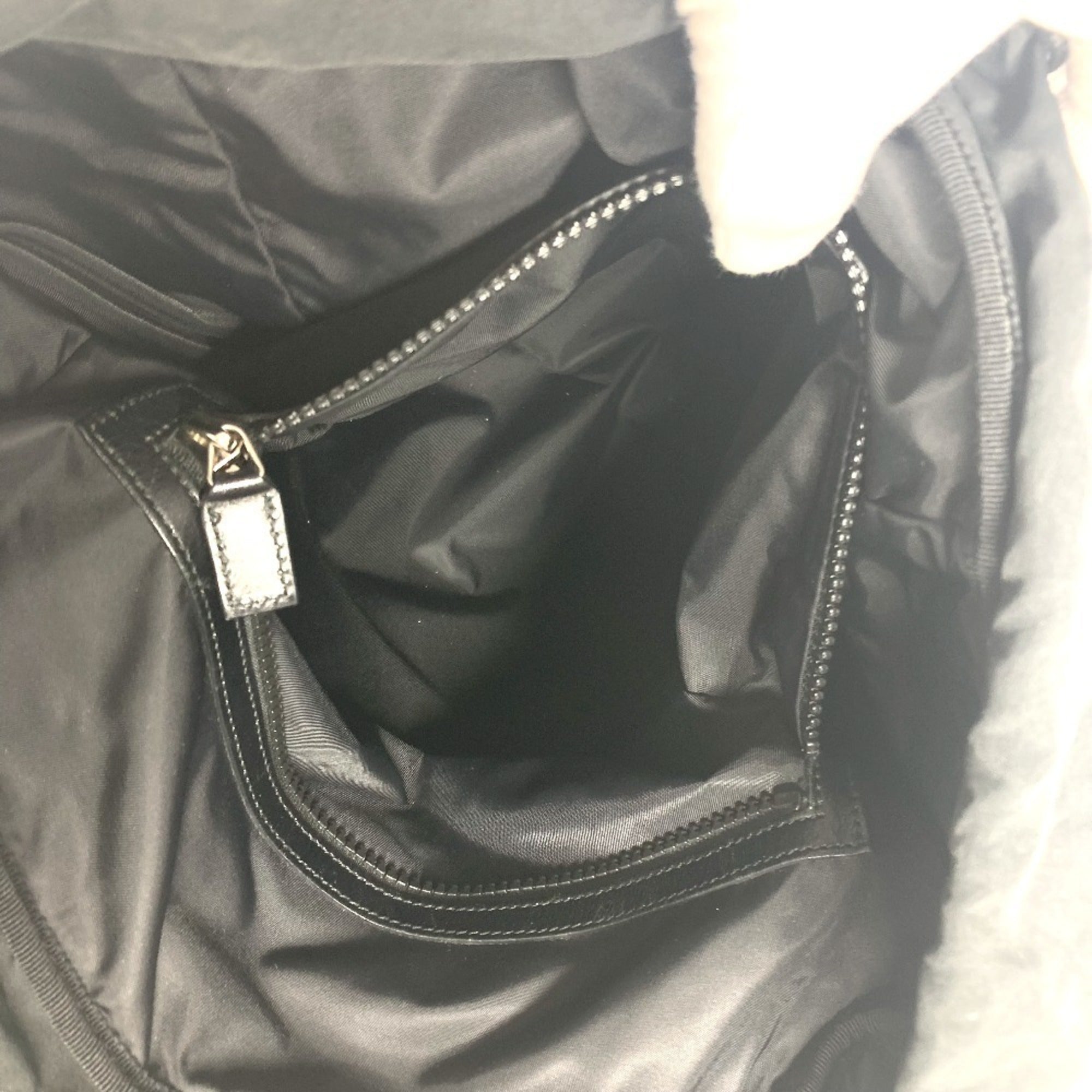 Gucci Black Red Color Nylon Canvas Backpack (Pre-Owned)