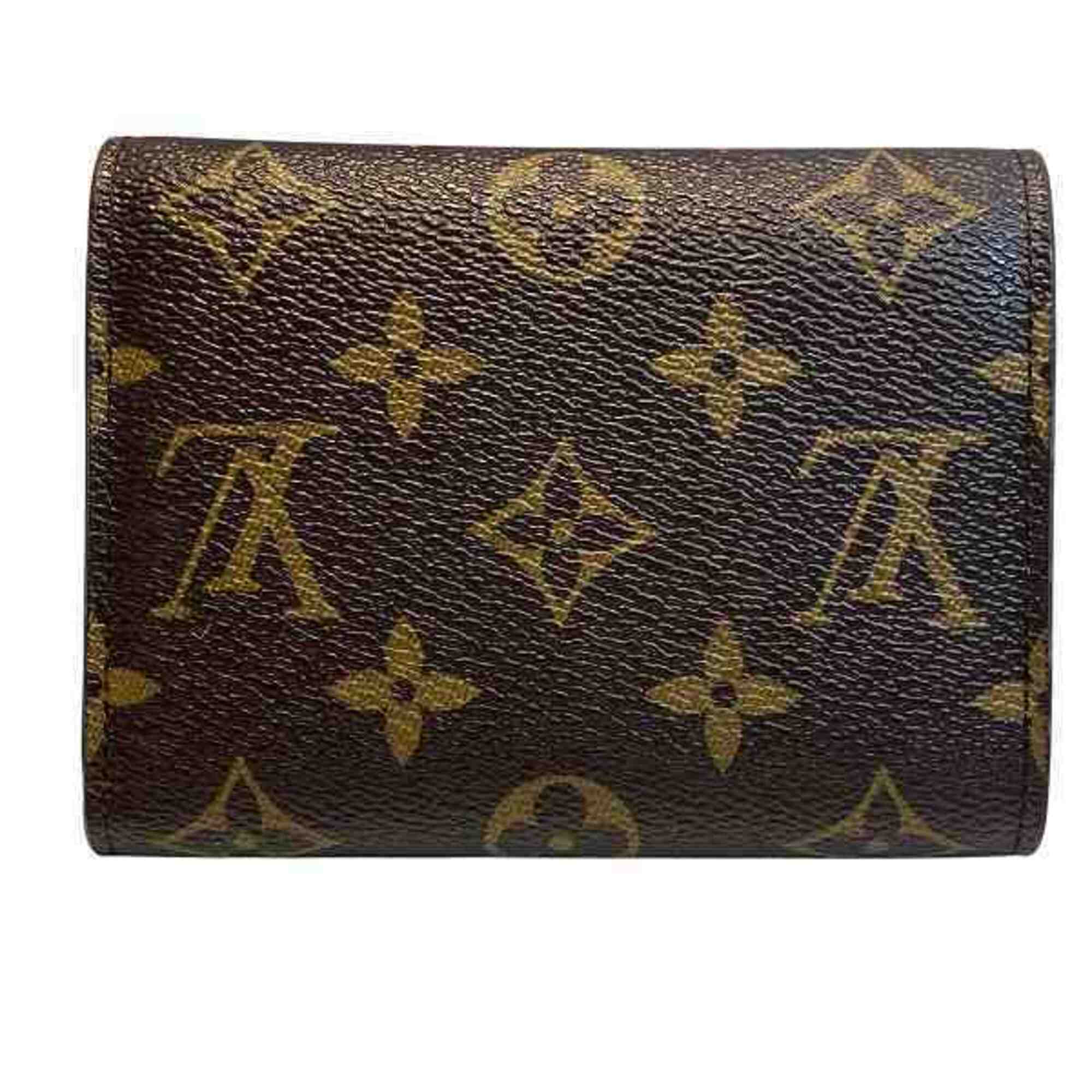Louis Vuitton Monogram Brown Monogram Wallet (Tri-Fold) (Pre-Owned)
