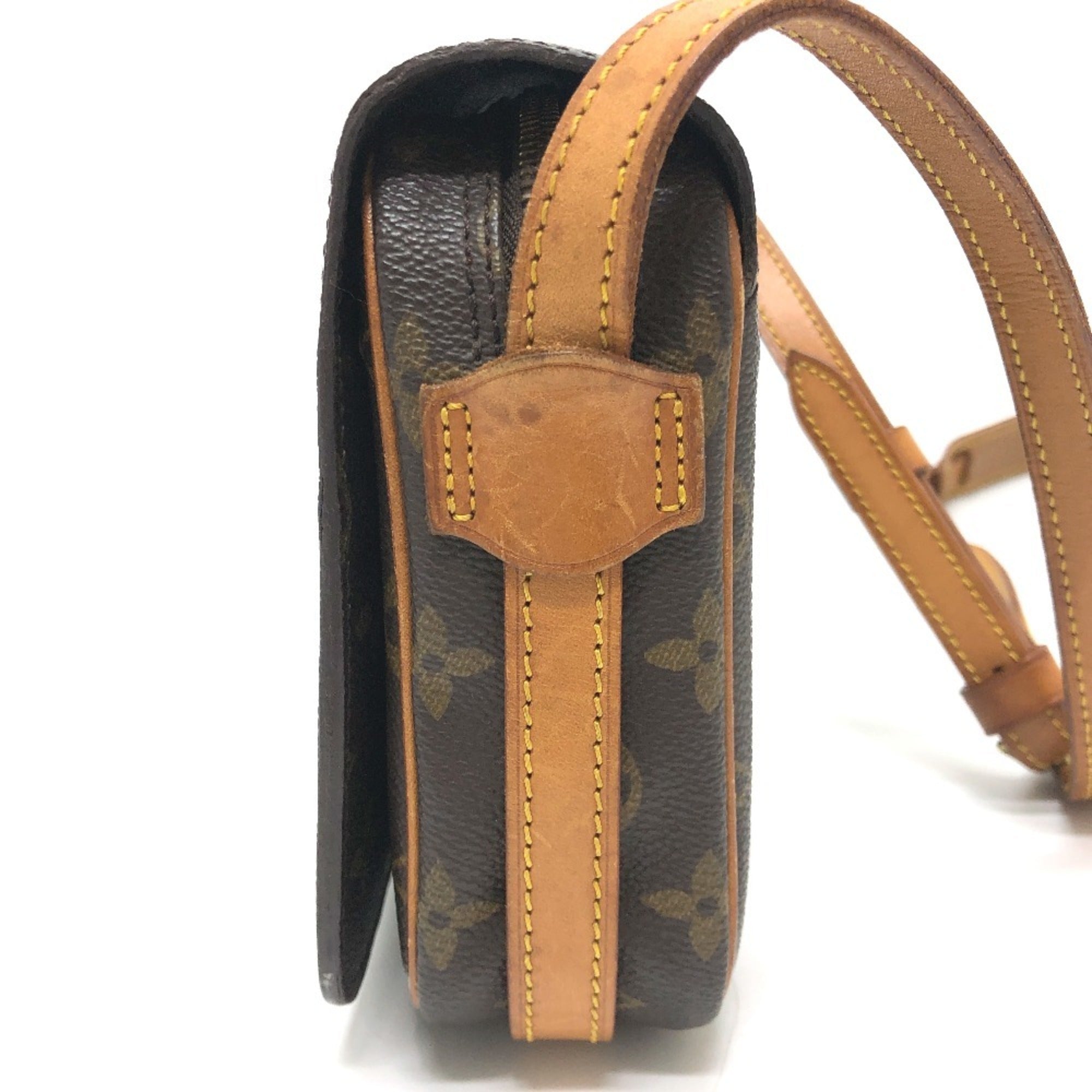 Louis Vuitton Brown Monogram Canvas Pochette Shoulder Bag (Pre-Owned)