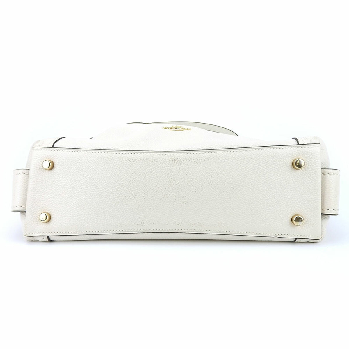 Coach Off-White Leather Shoulder Bag (Pre-Owned)