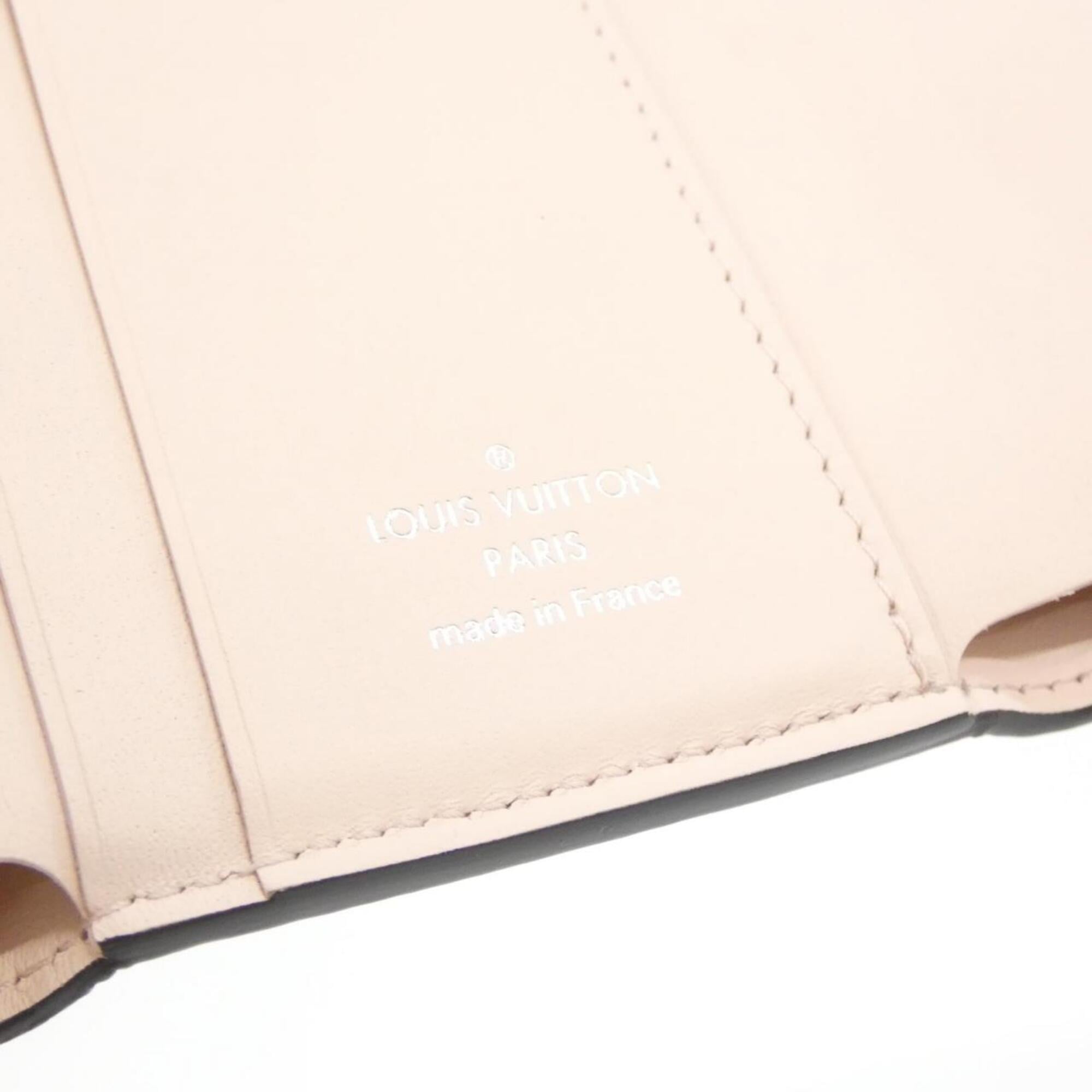 Louis Vuitton Pink Leather Wallet (Tri-Fold) (Pre-Owned)