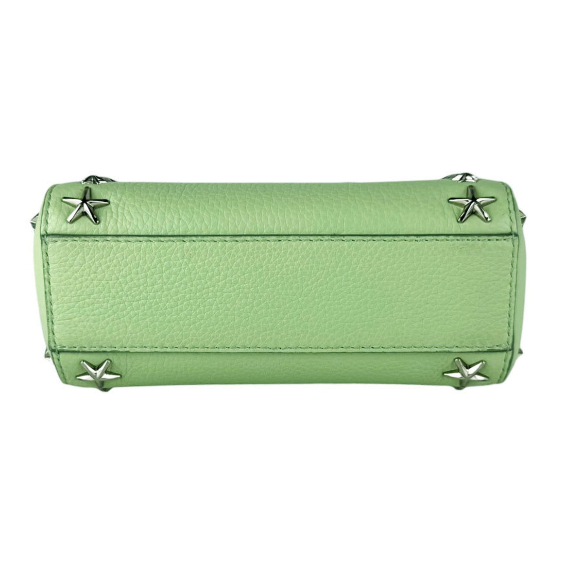 Jimmy Choo Green Leather Handbag Shoulder Bag (Pre-Owned)