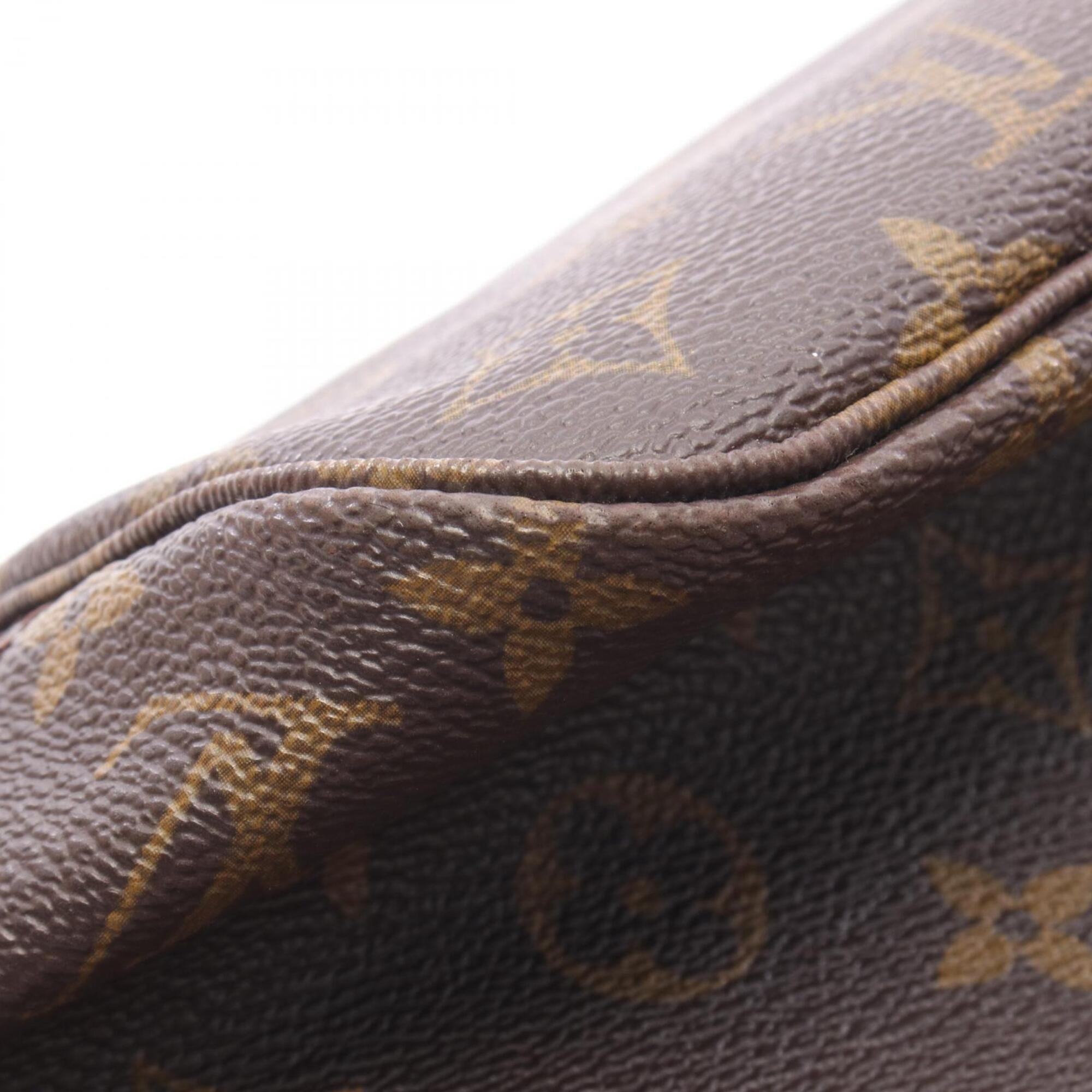 Louis Vuitton Monogram Brown Coated Canvas Tote Bag (Pre-Owned)