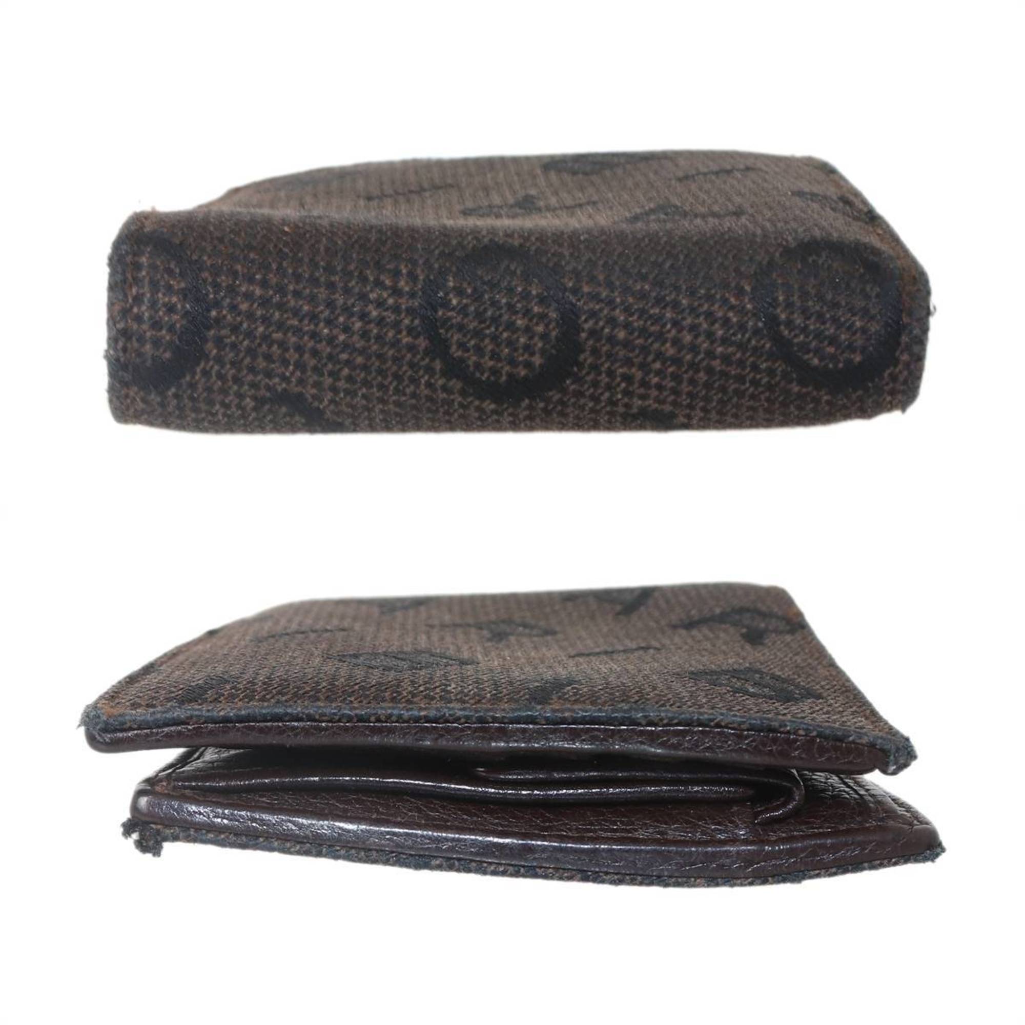 Bvlgari Logomania Brown Wallet (Bi-Fold) (Pre-Owned)