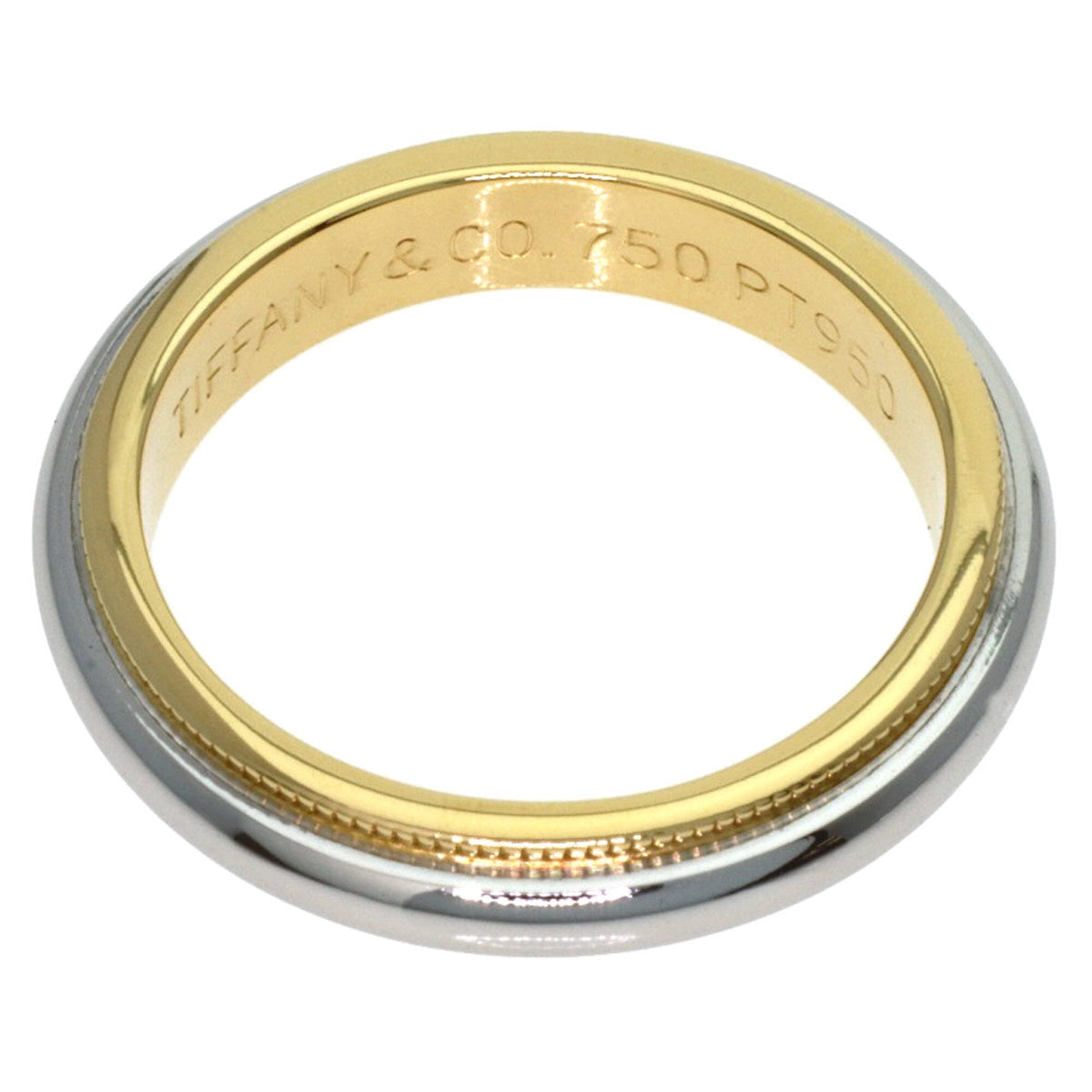 Tiffany Yellow Gold (18K) Platinum 950 Band Ring (Pre-Owned)