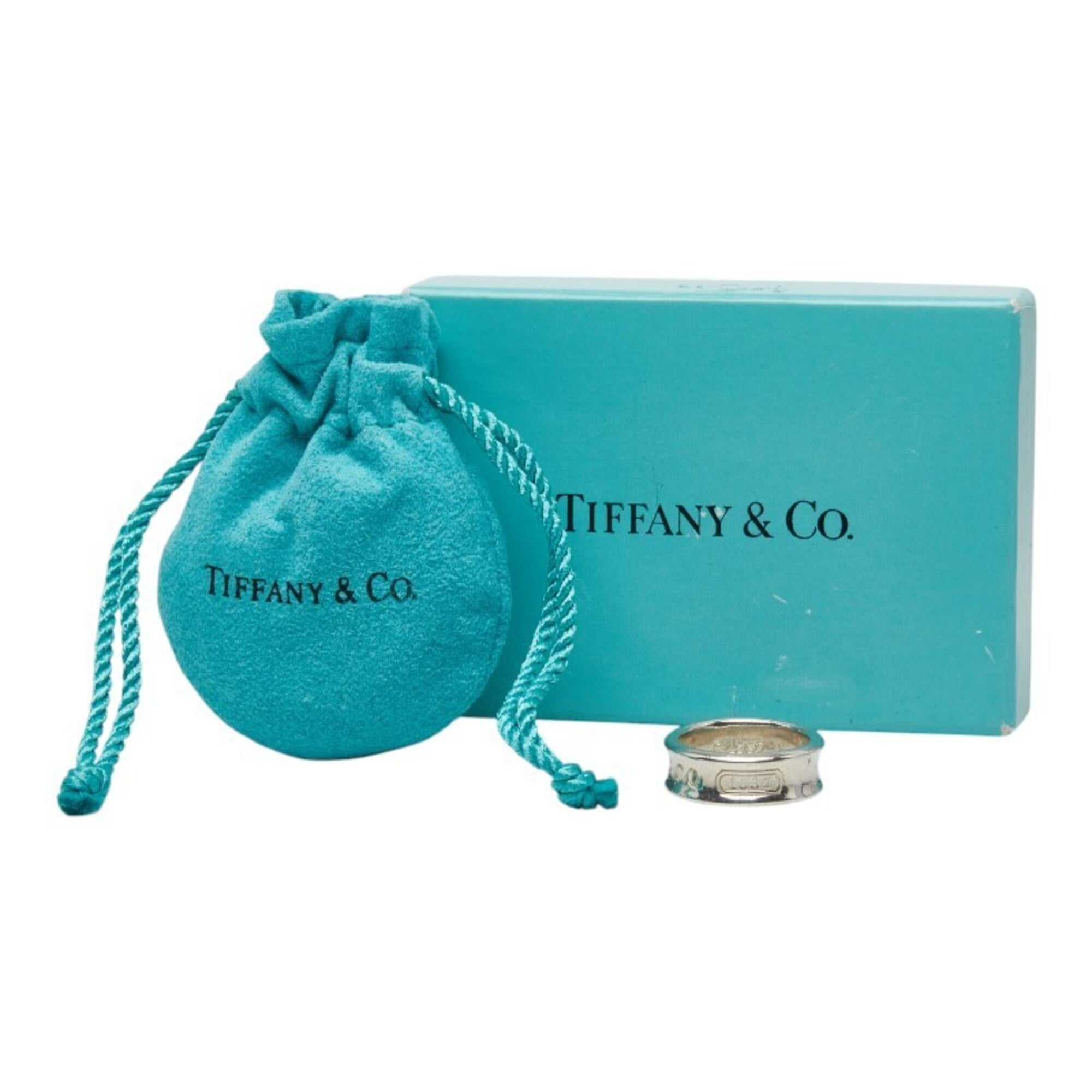 Tiffany 1837 Silver 925 Band Ring (Pre-Owned)