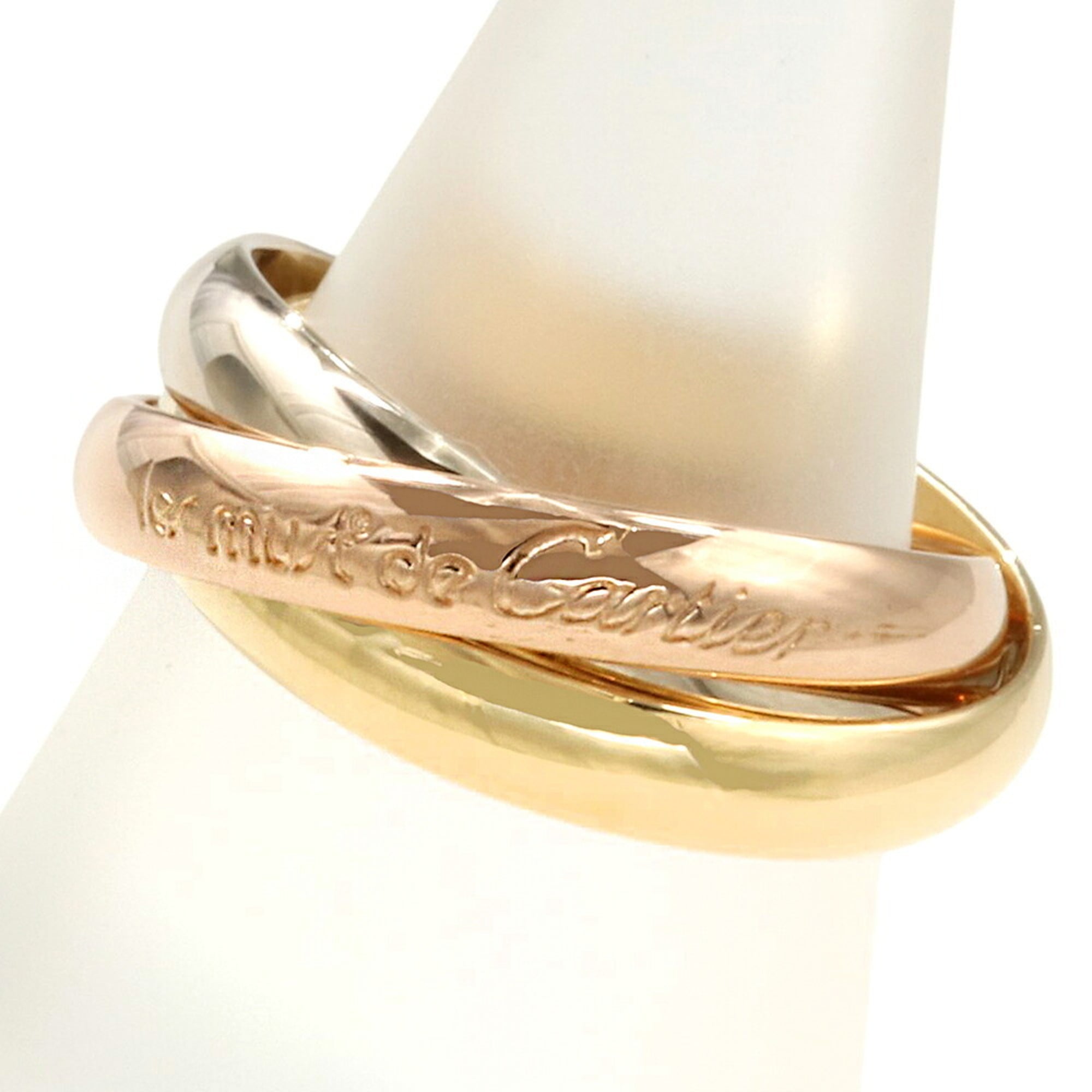 Cartier Pink Gold White Gold Yellow Gold Yellow Gold (18K) Pink Gold (18K) White Gold (18K) Band Ring (Pre-Owned)