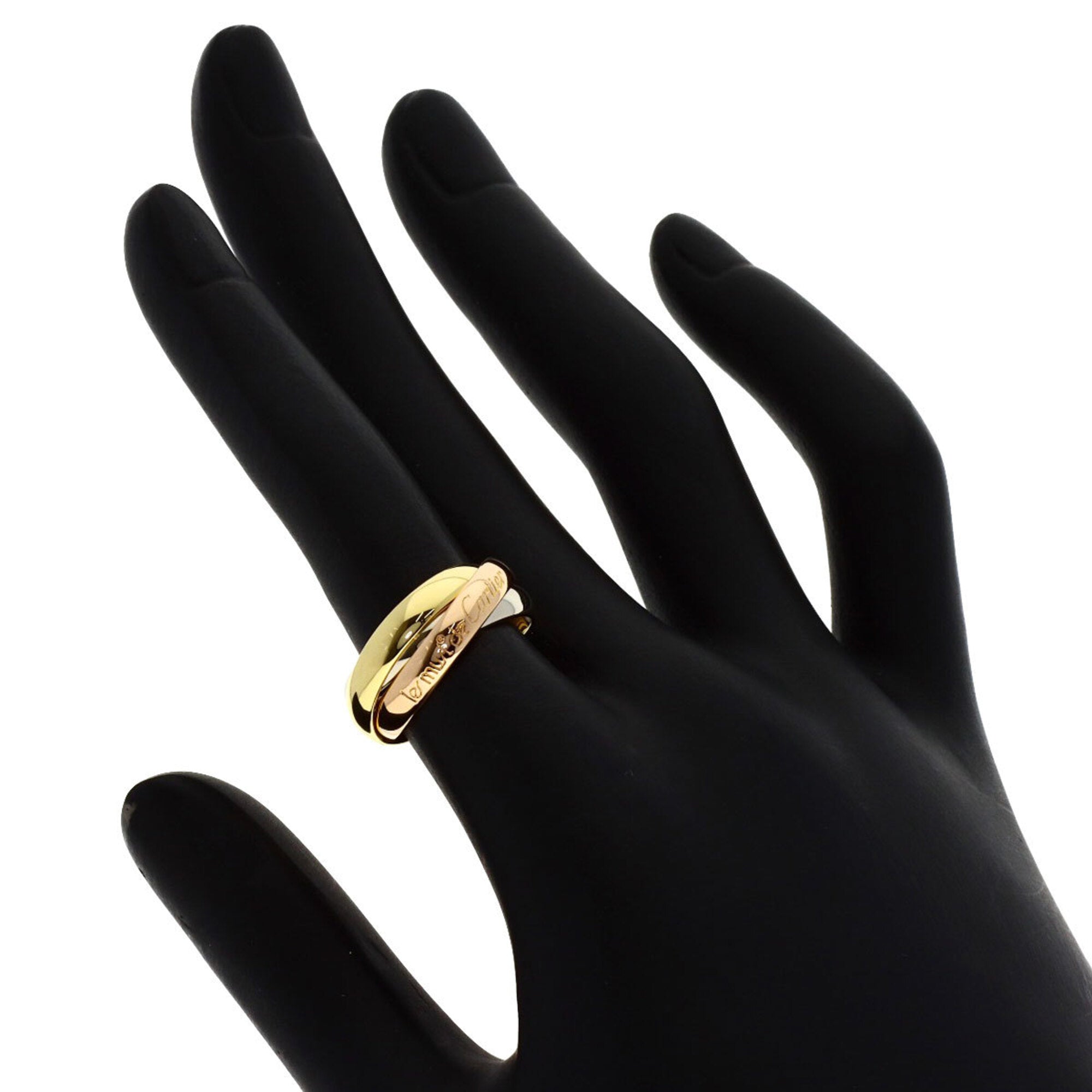 Cartier Yellow Gold (18K) Pink Gold (18K) White Gold (18K) Band Ring (Pre-Owned)