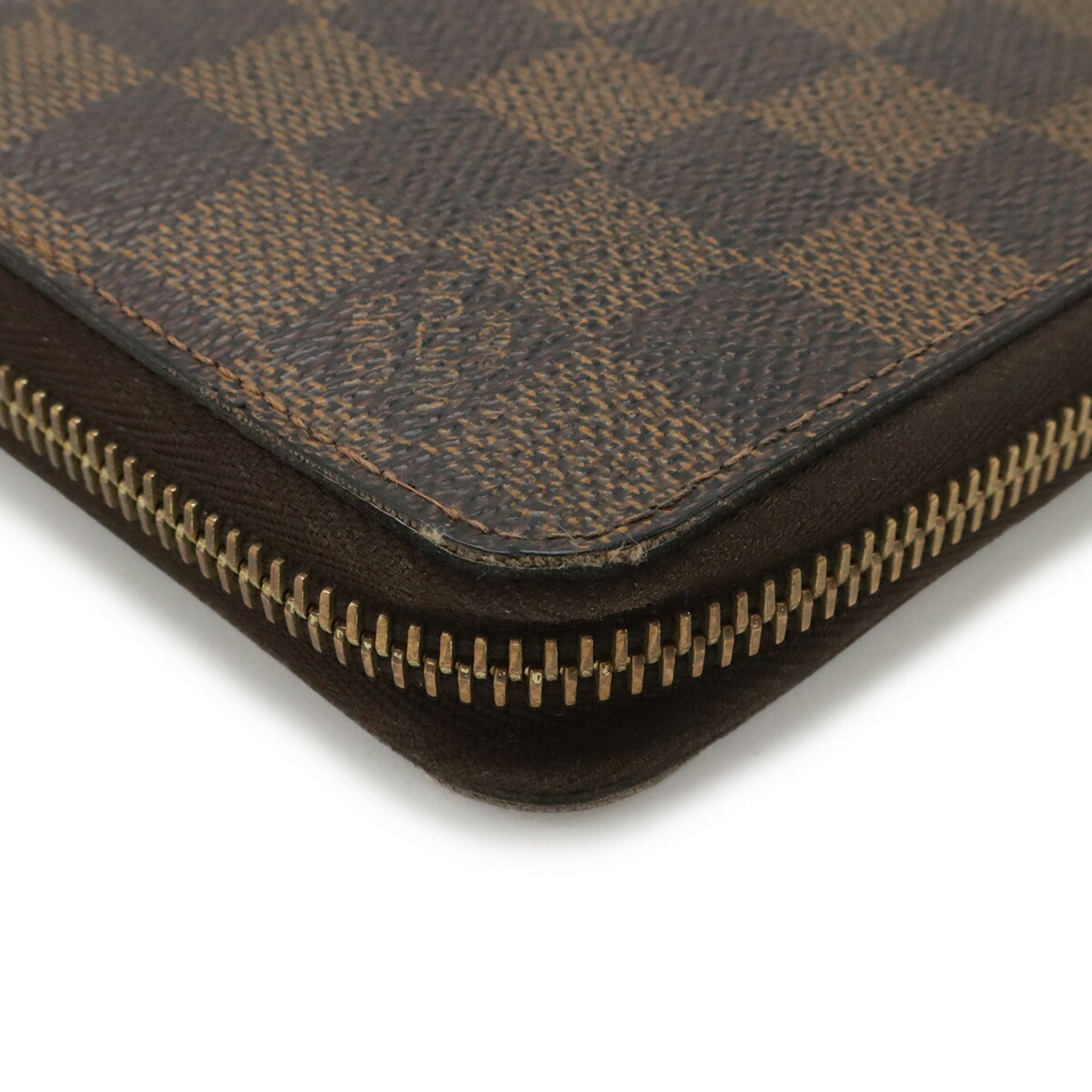 Louis Vuitton Damier Brown Pvc Long Wallet (Bi-Fold) (Pre-Owned)