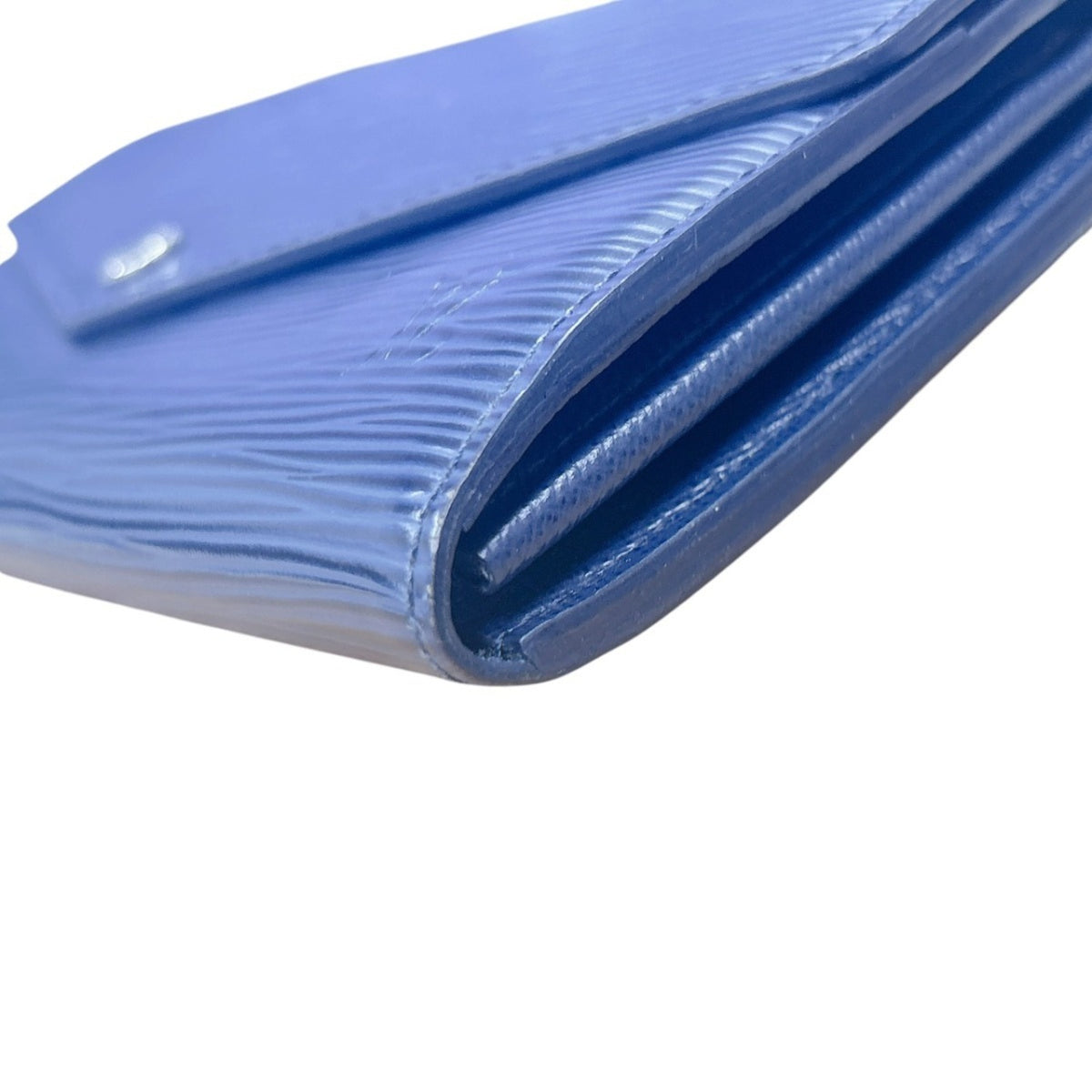 Louis Vuitton Blue Epi Leather Long Wallet (Bi-Fold) (Pre-Owned)