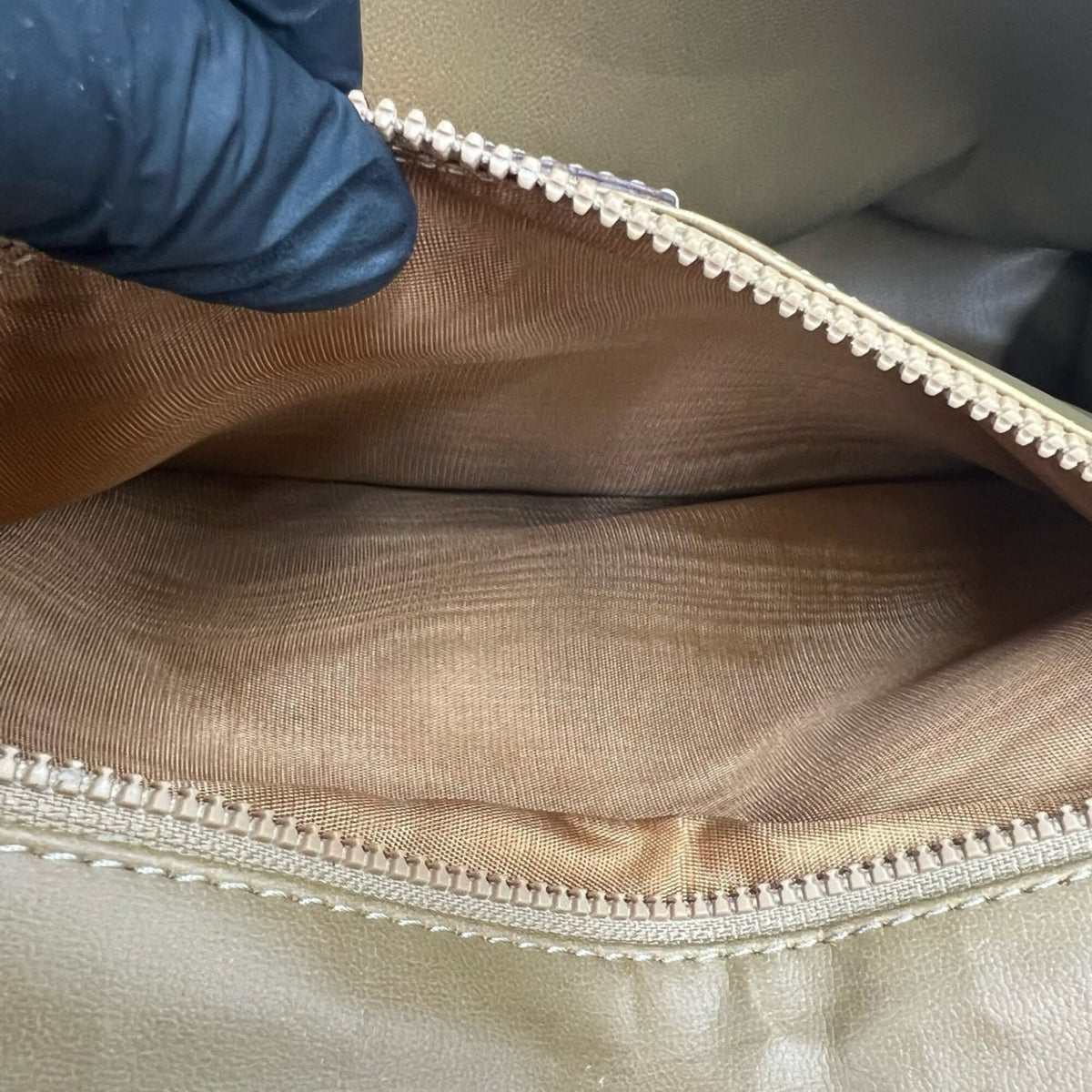 Celine Brown Leather Pvc Pochette Shoulder Bag (Pre-Owned)