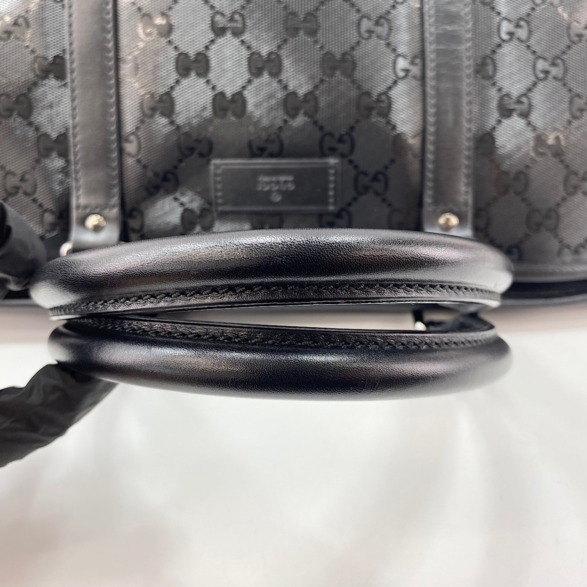 Gucci Black Boston Bag (Pre-Owned)