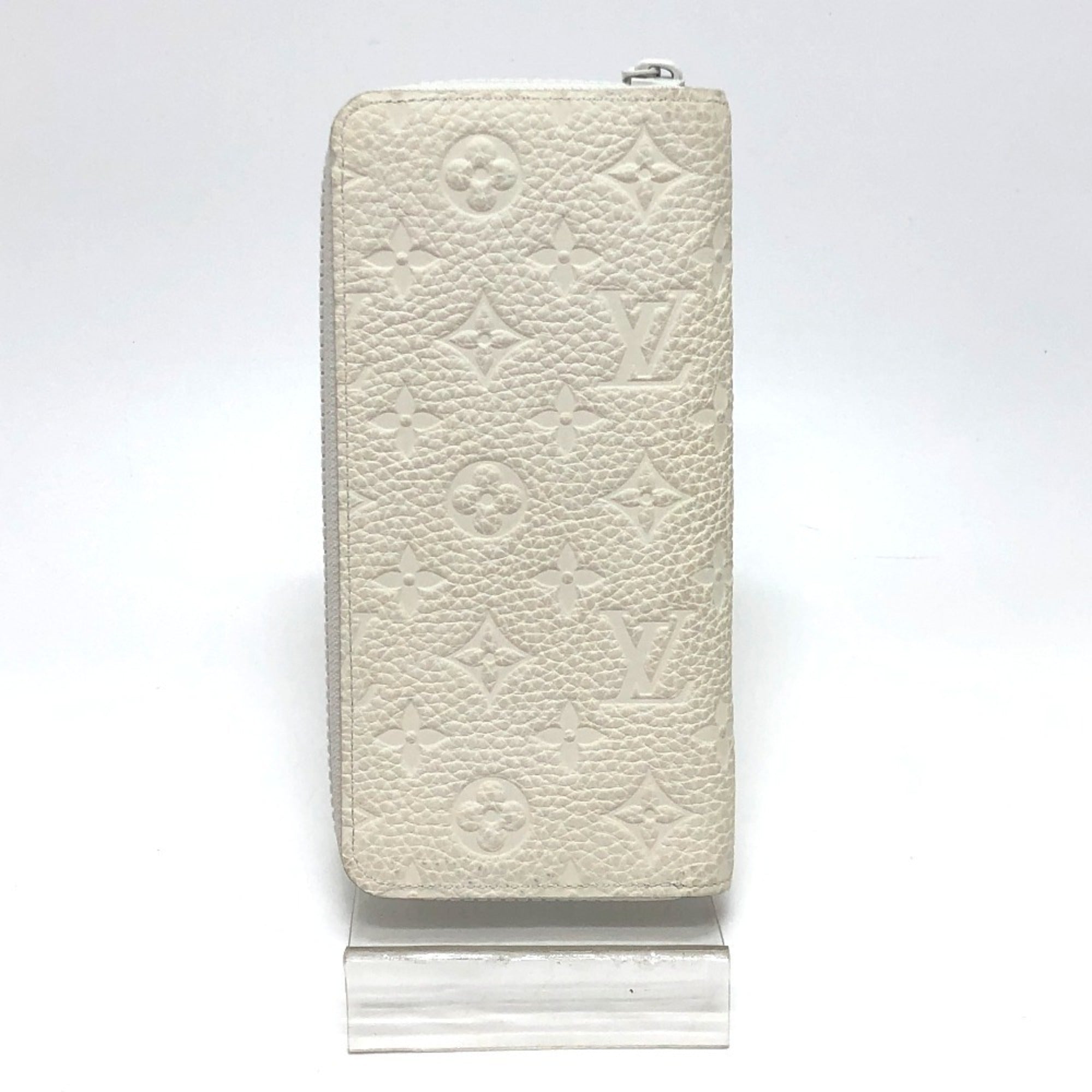 Louis Vuitton Monogram White Long Wallet (Bi-Fold) (Pre-Owned)