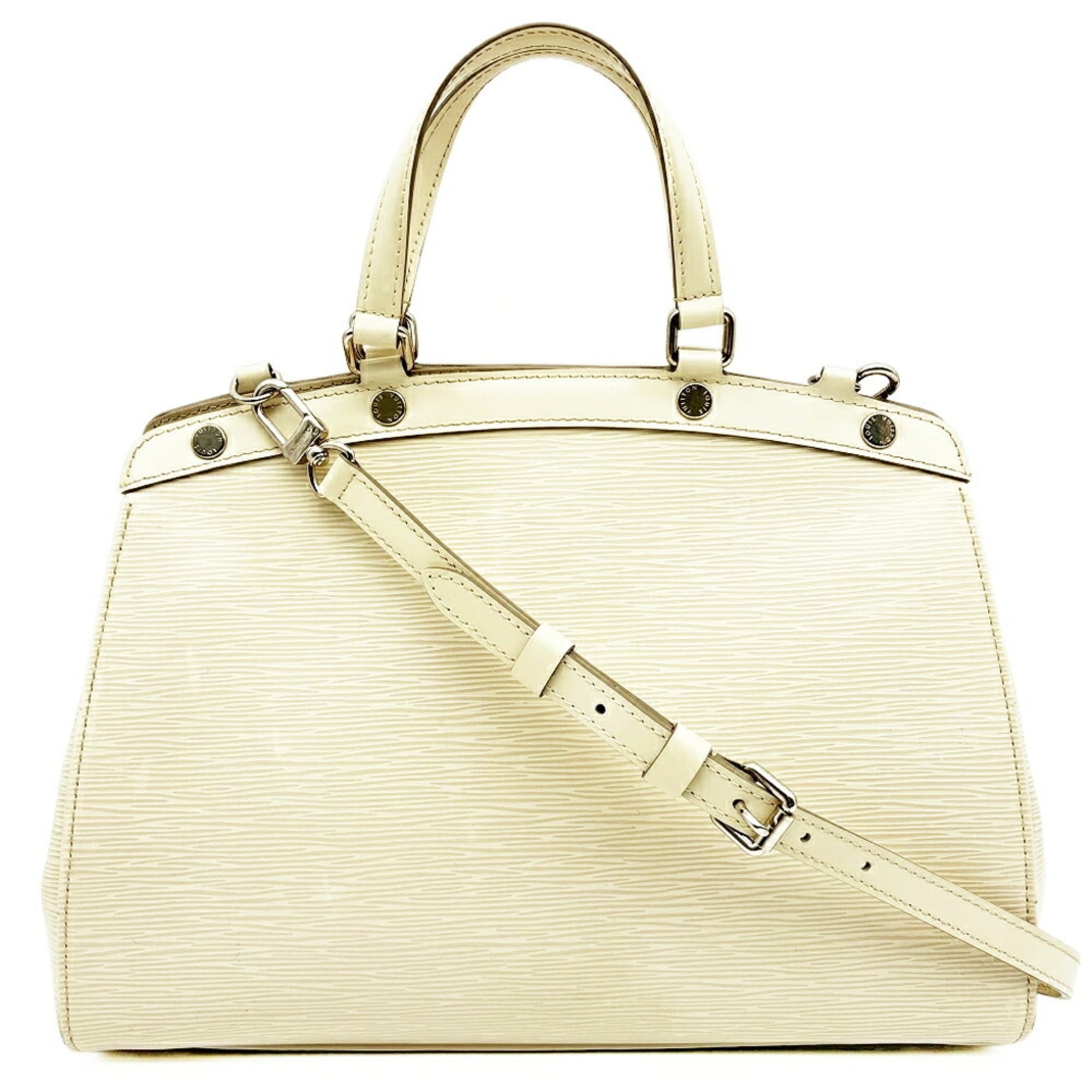 Louis Vuitton Lv Off White Epi Leather Shoulder Bag (Pre-Owned)