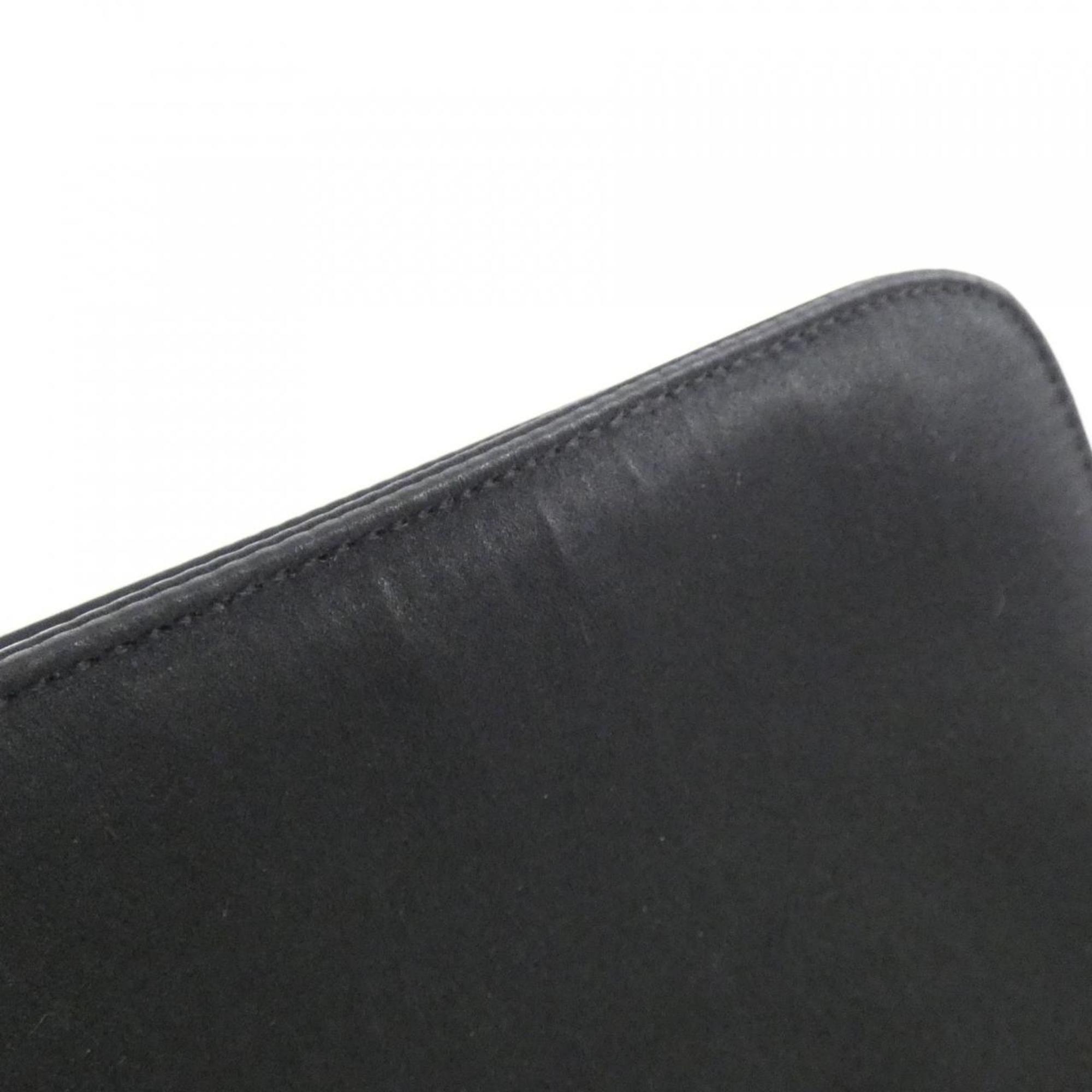 Hermes Constance Black Satin Shoulder Bag (Pre-Owned)