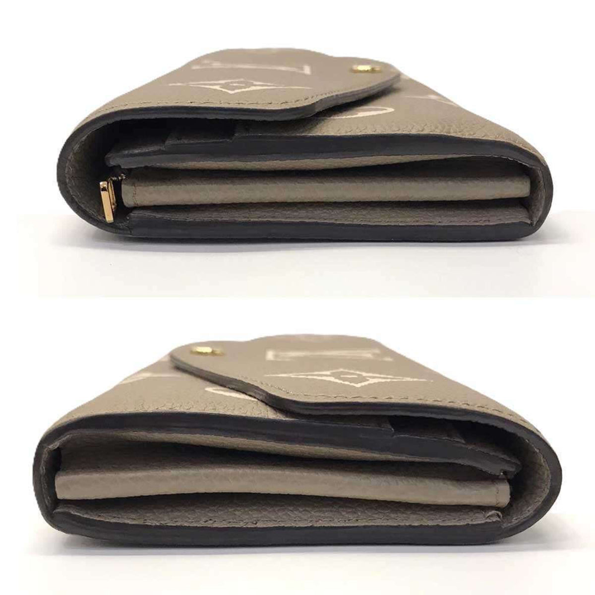 Louis Vuitton Monogram Empreinte Tourterelle Monogram Empreinte Long Wallet (Bi-Fold) (Pre-Owned)