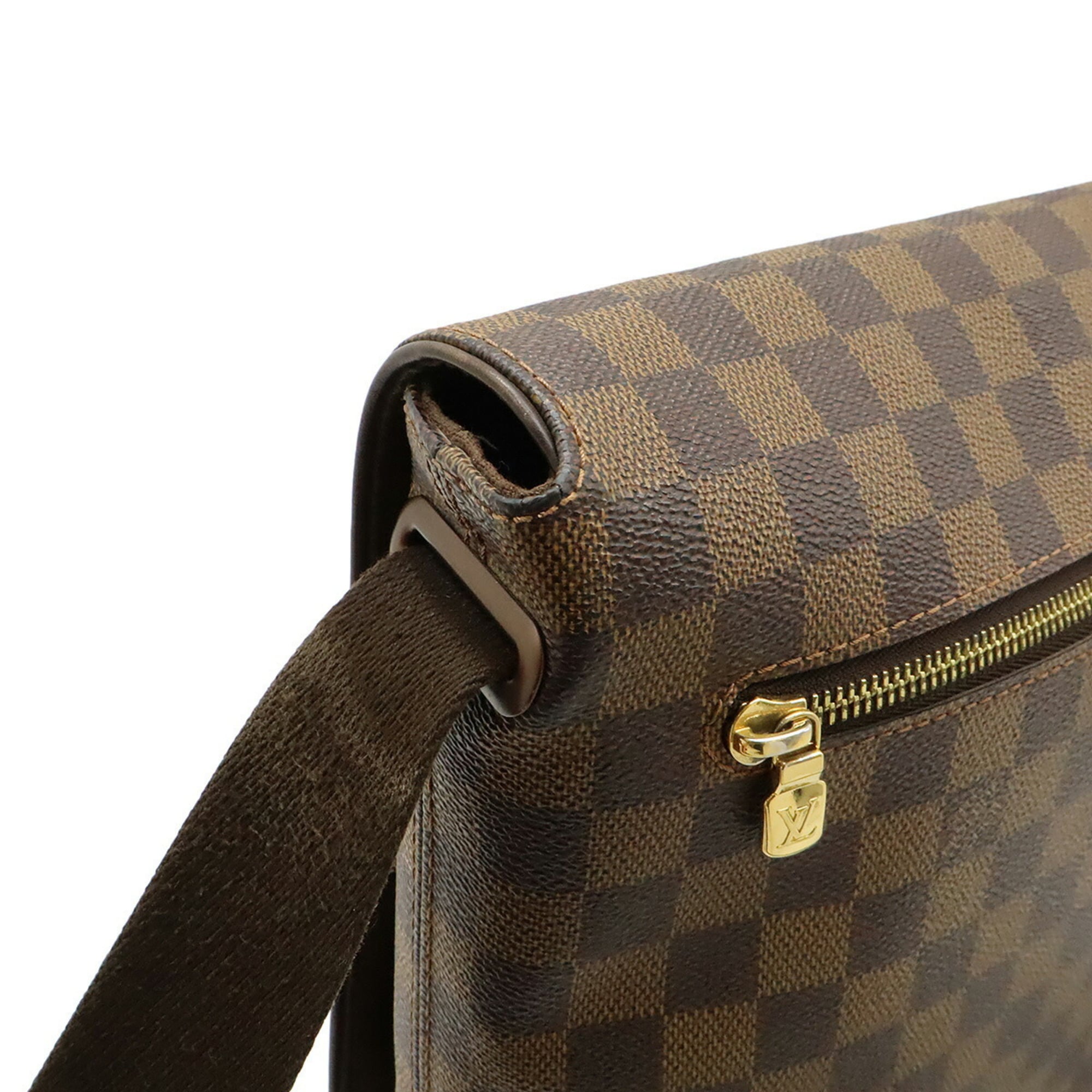 Louis Vuitton Brown Damier Canvas Pvc Shoulder Bag (Pre-Owned)