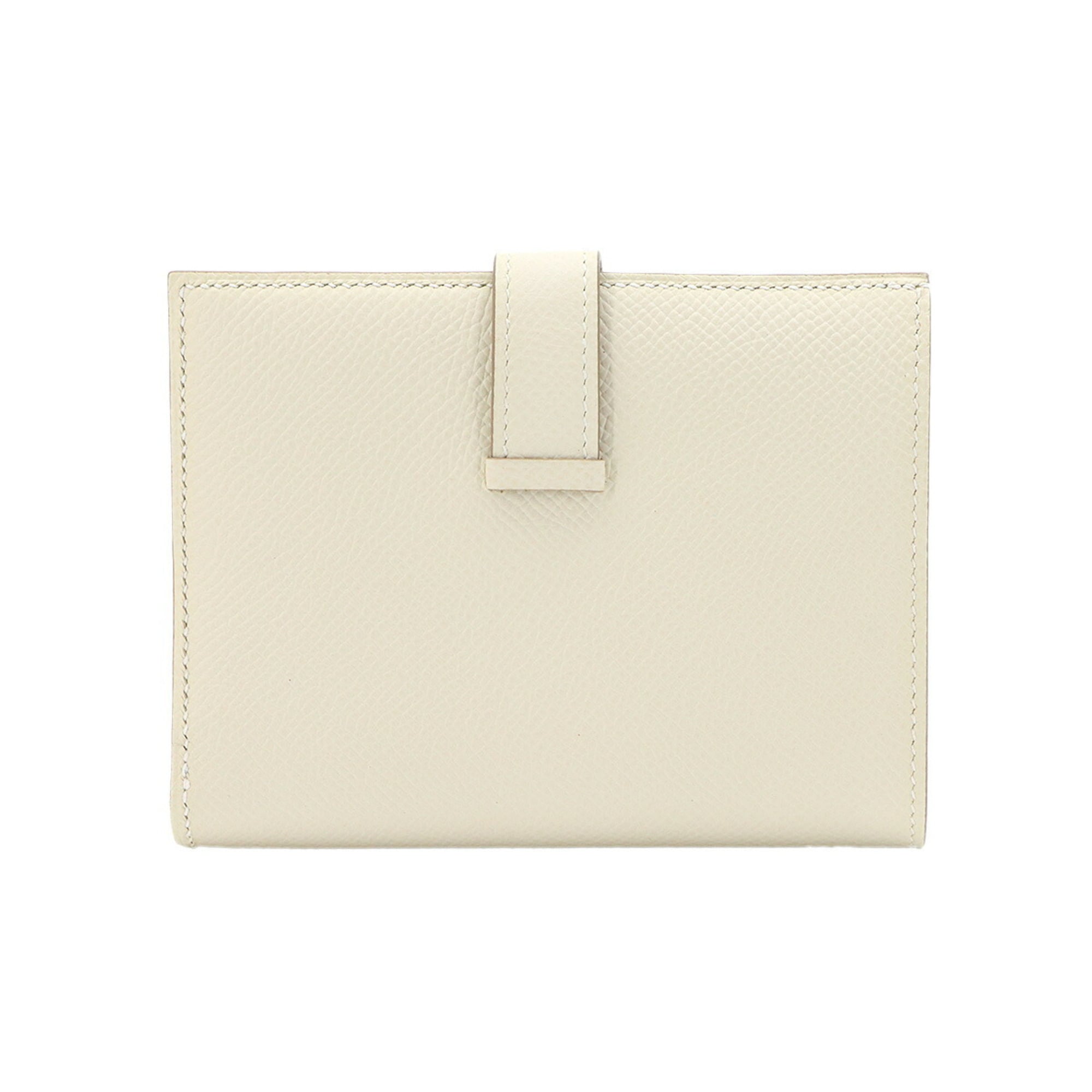 Hermes Brown White Epsom Leather Wallet (Bi-Fold) (Pre-Owned)