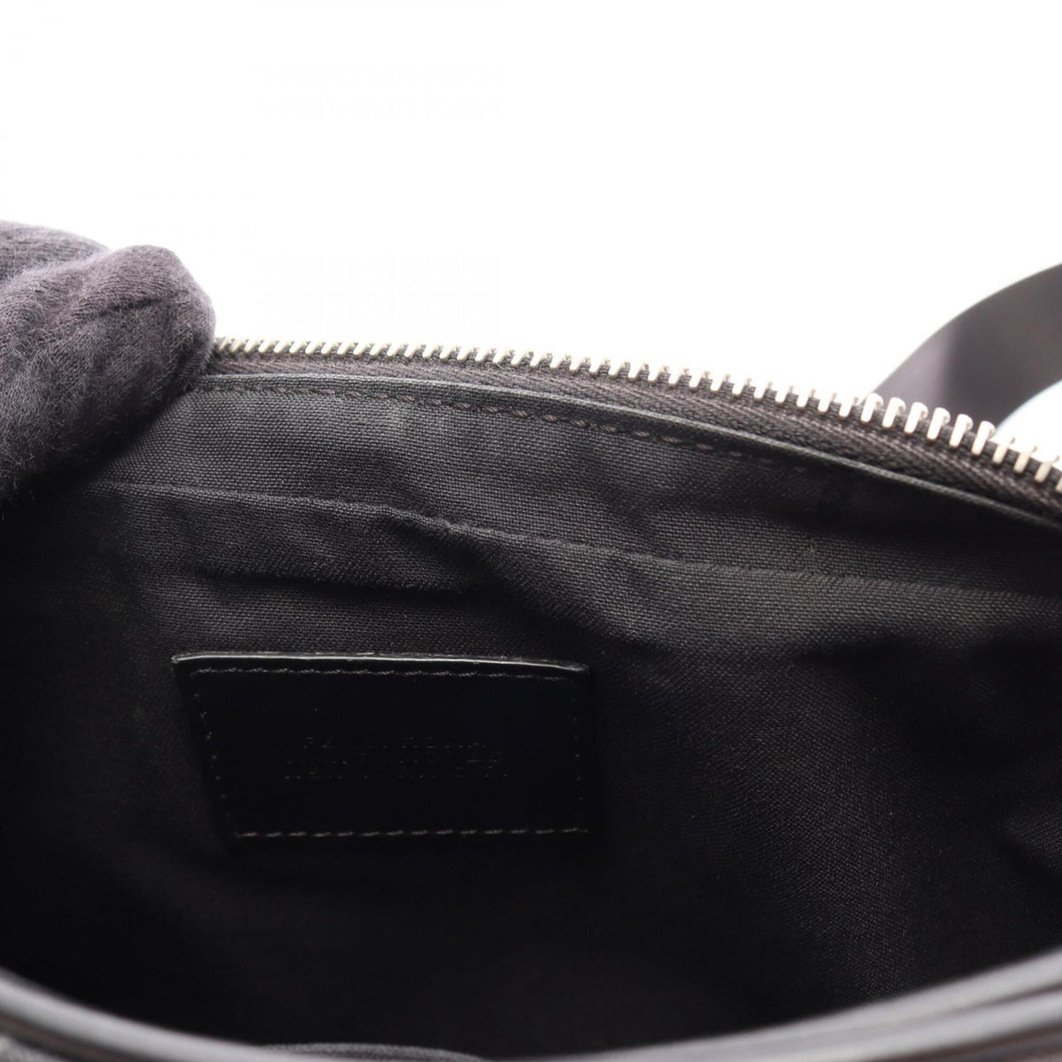Fendi Black Gray Multi-Color Coated Canvas Leather Handbag Shoulder Bag (Pre-Owned)
