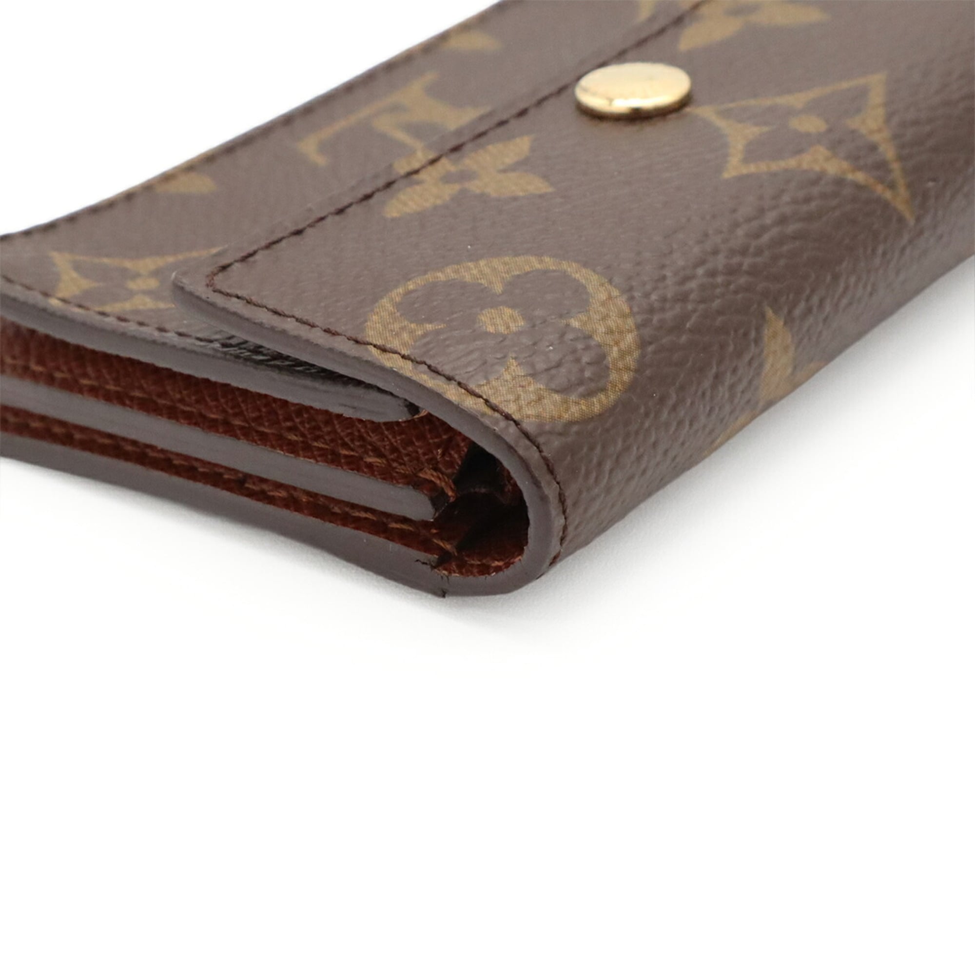 Louis Vuitton Brown Monogram Coin Purse/Coin Case (Pre-Owned)