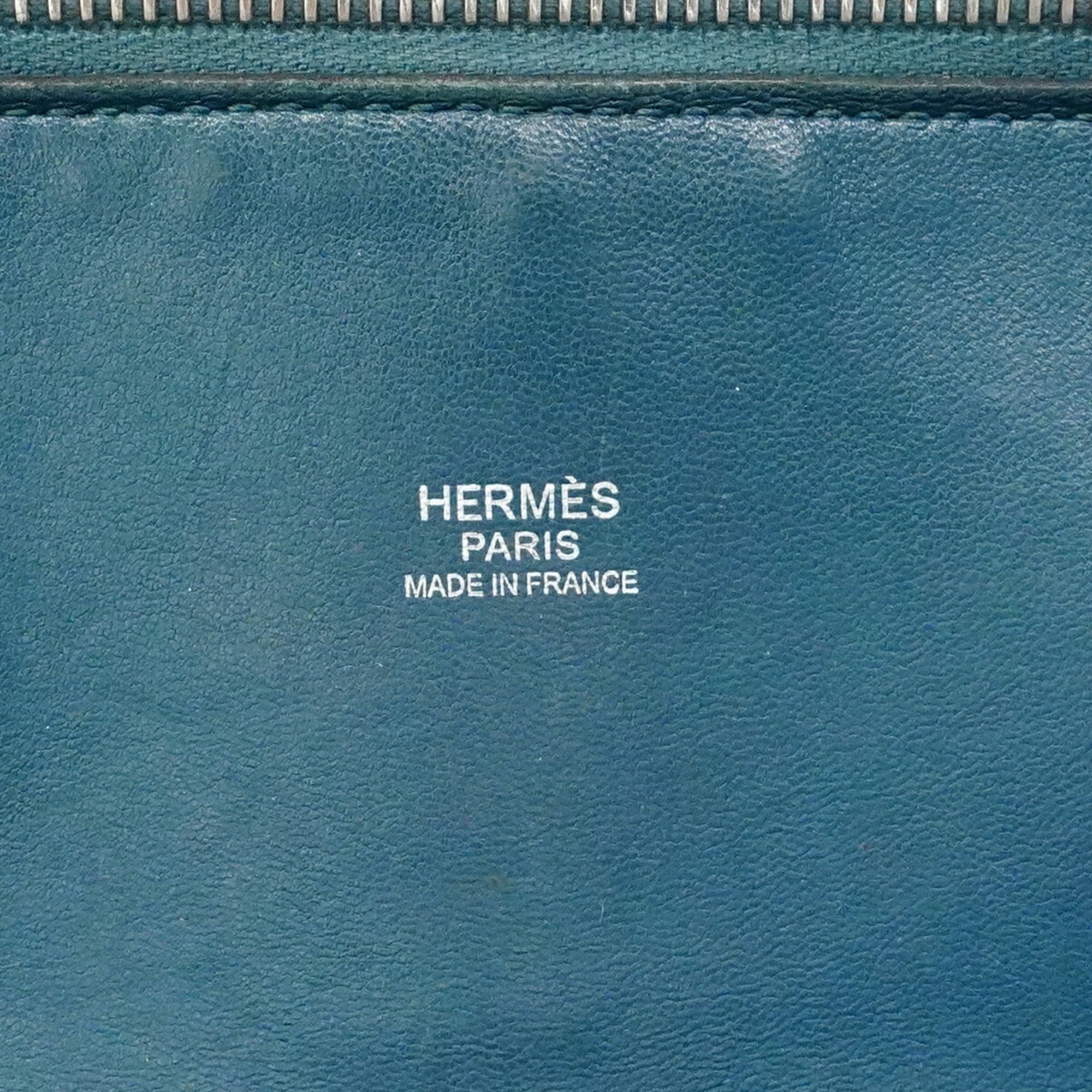Hermes Colvert Taurillon Clemence Leather Handbag (Pre-Owned)