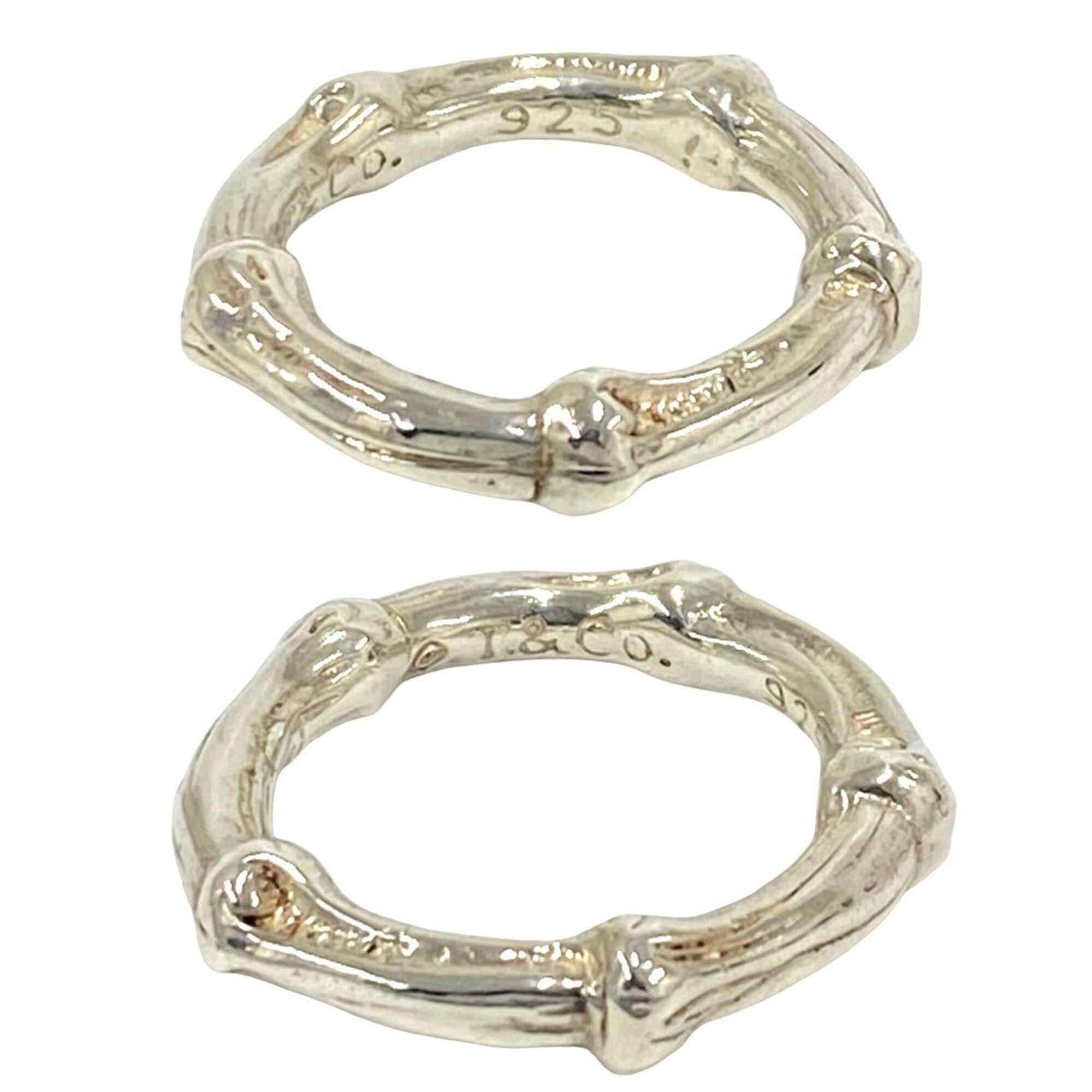 Tiffany Silver Silver 925 Band Ring (Pre-Owned)