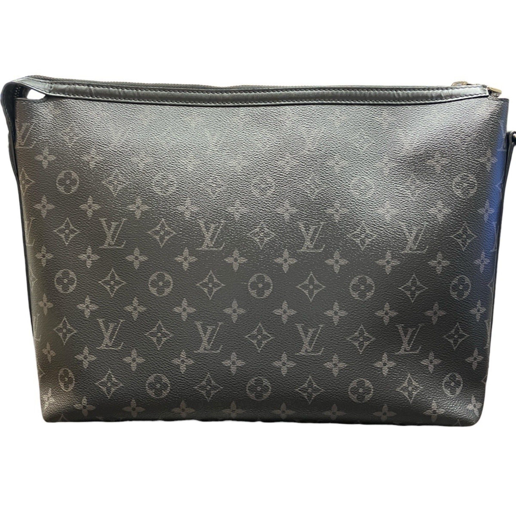 Louis Vuitton Gray Monogram Eclipse Monogram Eclipse Messenger Bag Shoulder Bag (Pre-Owned)