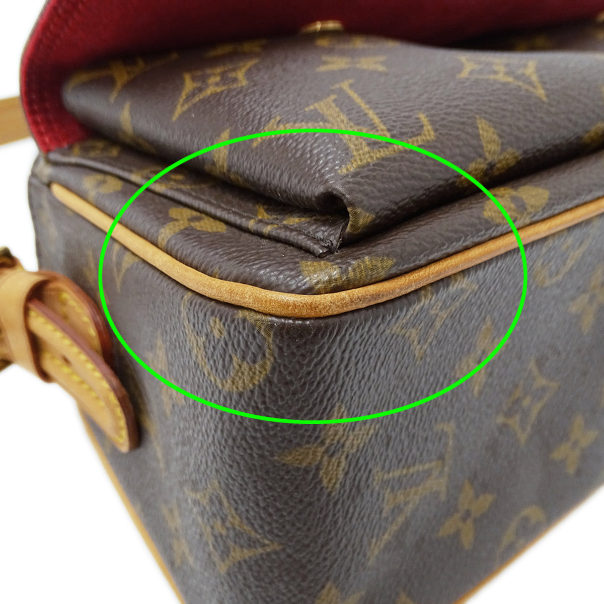 Louis Vuitton Brown Galle Monogram Monogram Handbag Shoulder Bag (Pre-Owned)