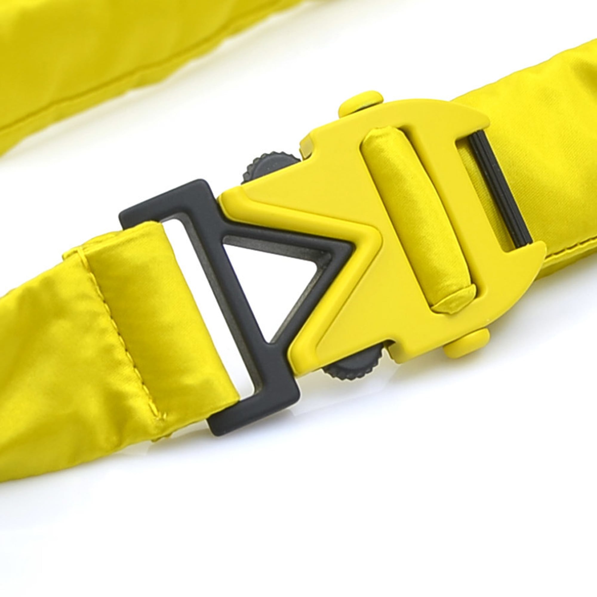 Bottega Veneta Yellow Satin Sling Bag (Pre-Owned)