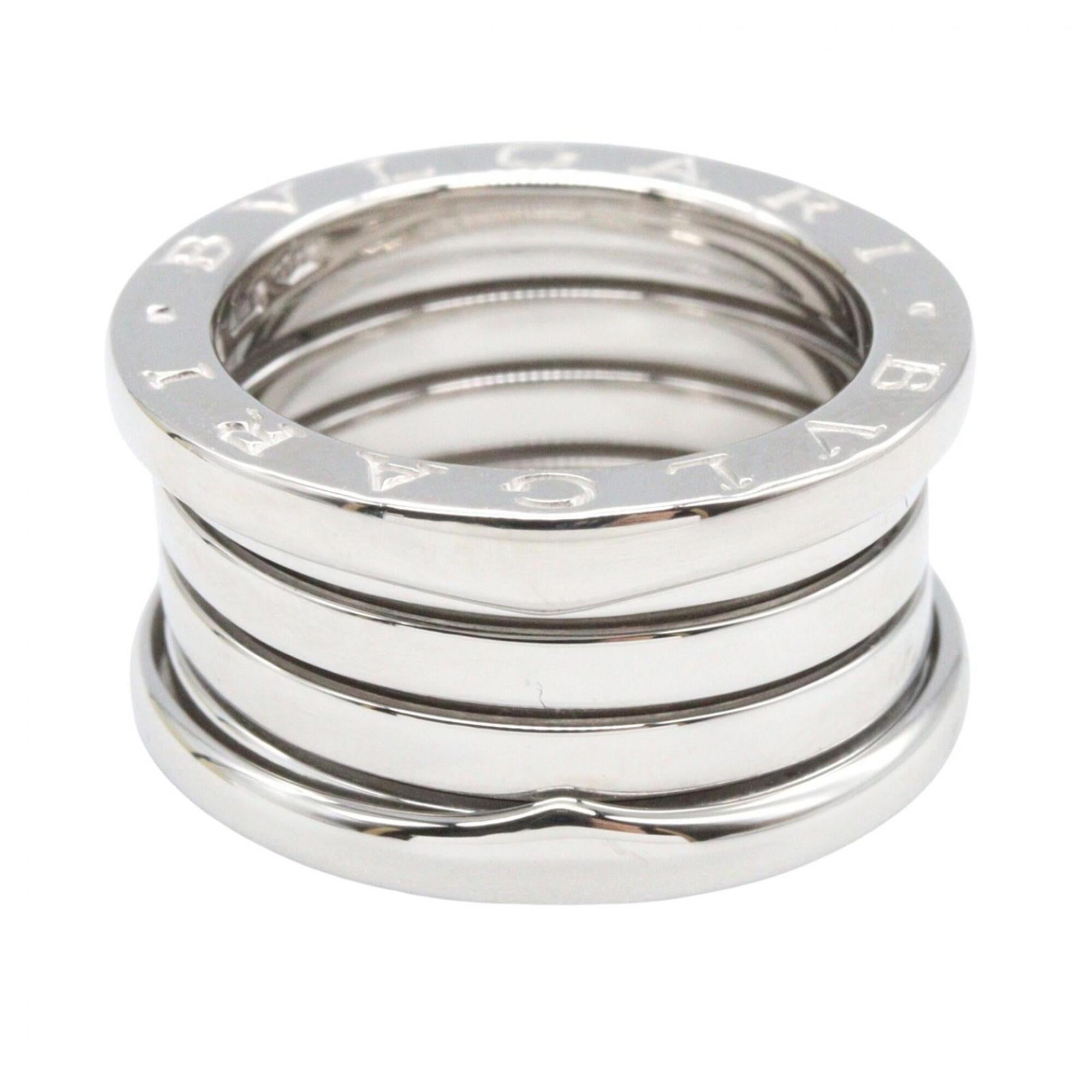 Bvlgari Silver White Gold (18K) Band Ring (Pre-Owned)