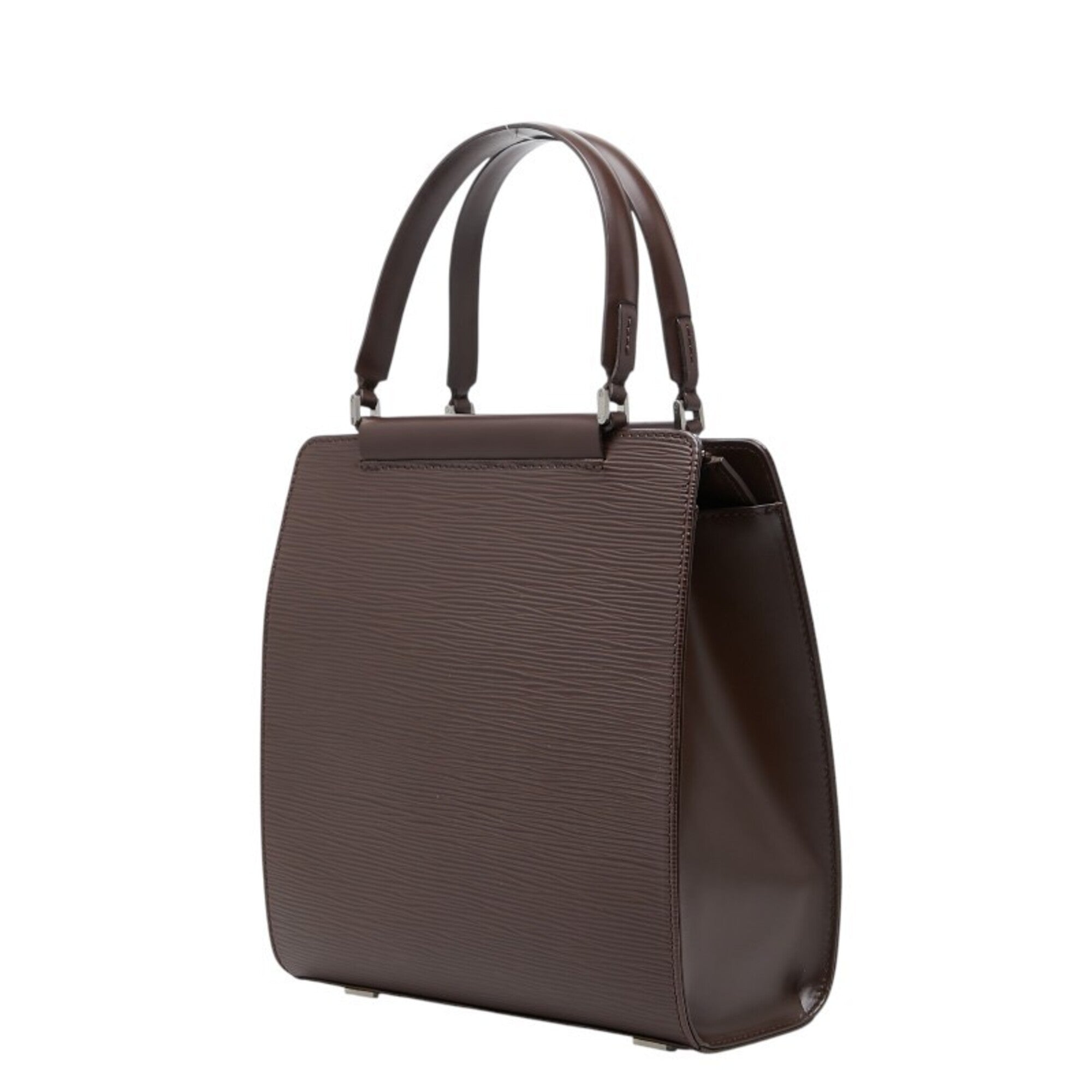 Louis Vuitton Brown Moka Pvc Leather Handbag (Pre-Owned)