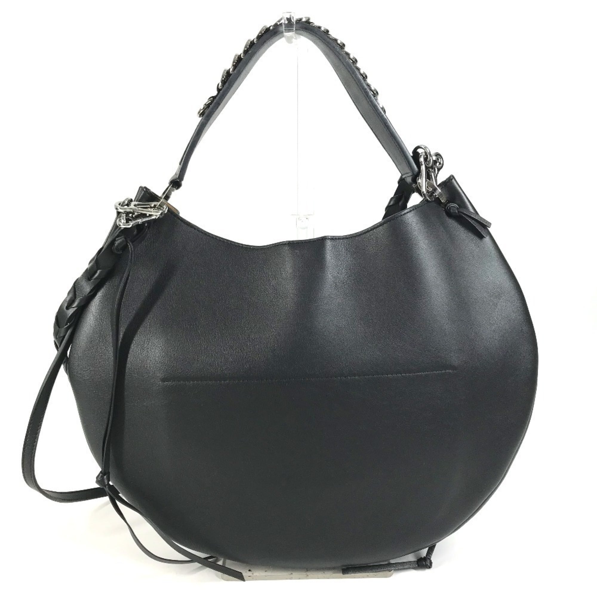 Loewe Black Leather Handbag Shoulder Bag (Pre-Owned)