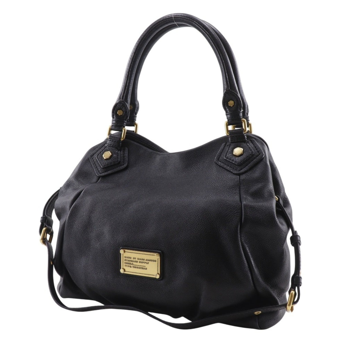 Marc By Marc Jacobs Black Leather Tote Bag (Pre-Owned)