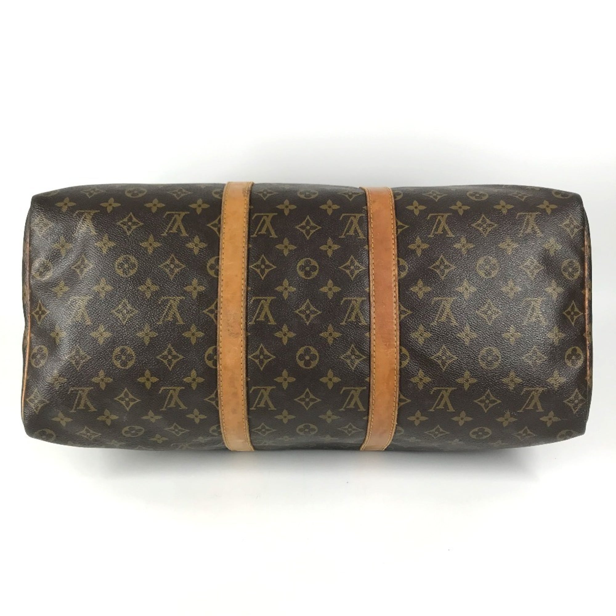 Louis Vuitton Brown Galle Monogram Monogram Boston Bag Handbag (Pre-Owned)