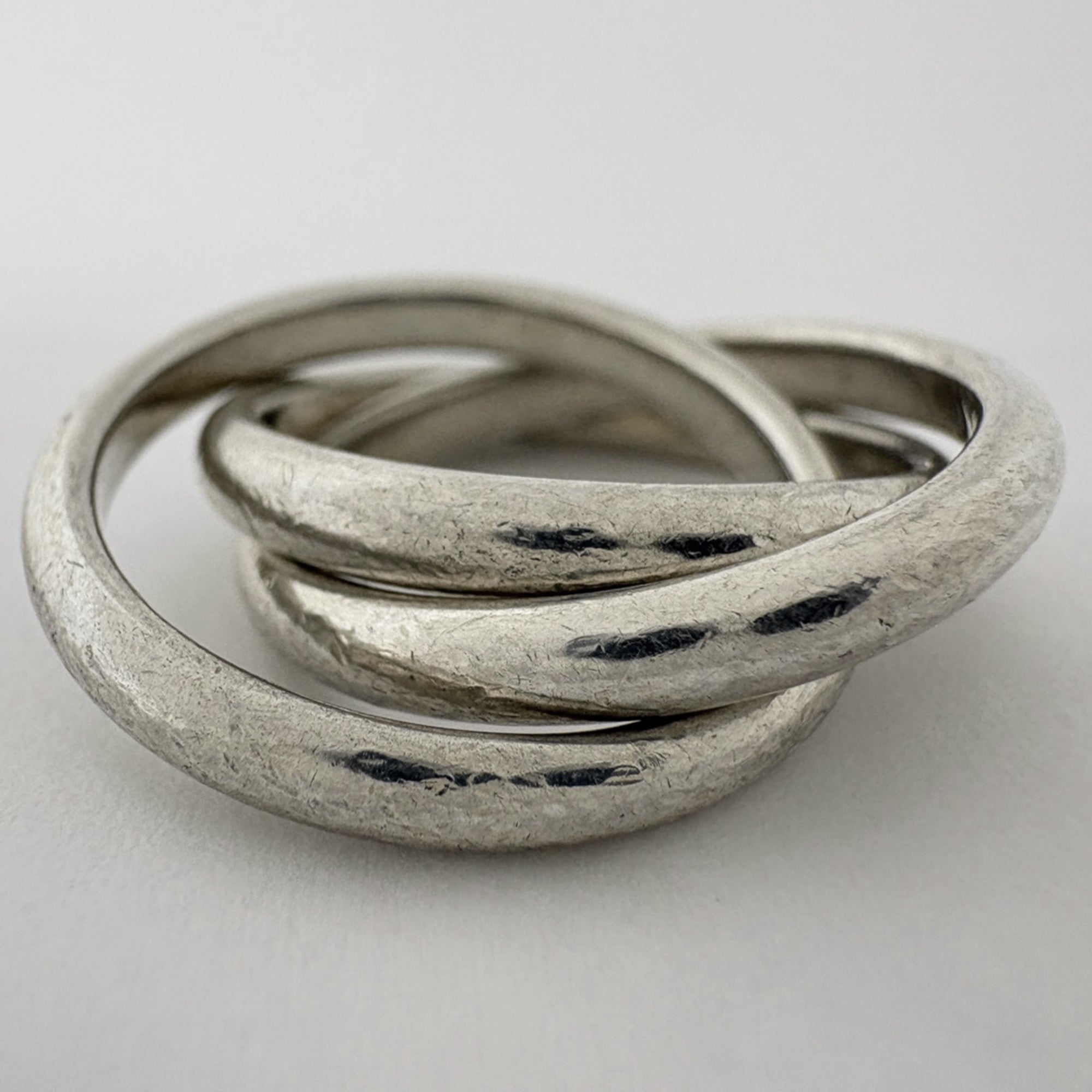 Tiffany Silver Silver 925 Band Ring (Pre-Owned)