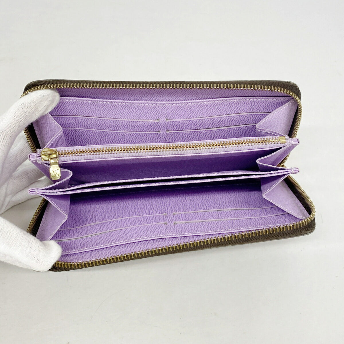 Louis Vuitton Violet Long Wallet (Bi-Fold) (Pre-Owned)