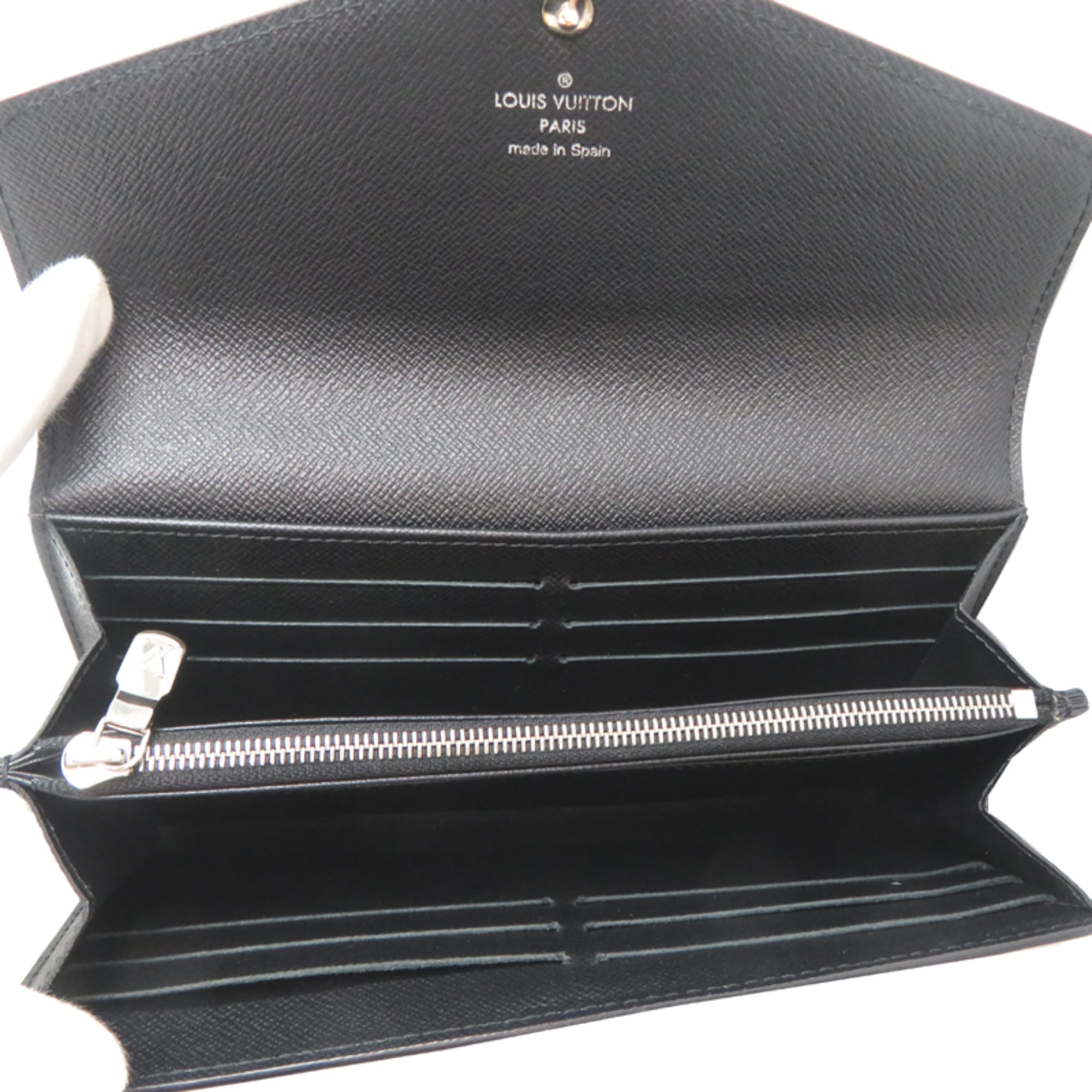 Louis Vuitton Black Epi Leather Long Wallet (Bi-Fold) (Pre-Owned)