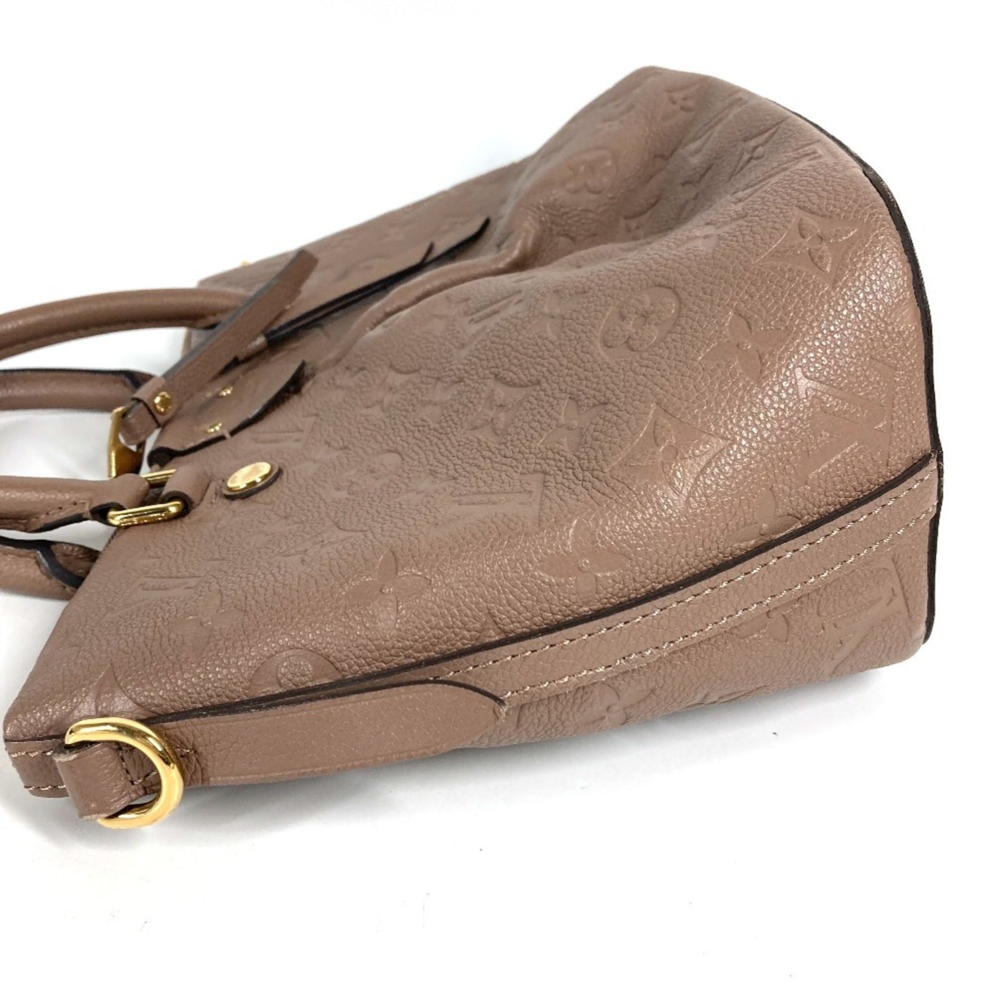 Louis Vuitton Light Brown Taupe Monogram Empreinte Handbag Tote Bag (Pre-Owned)