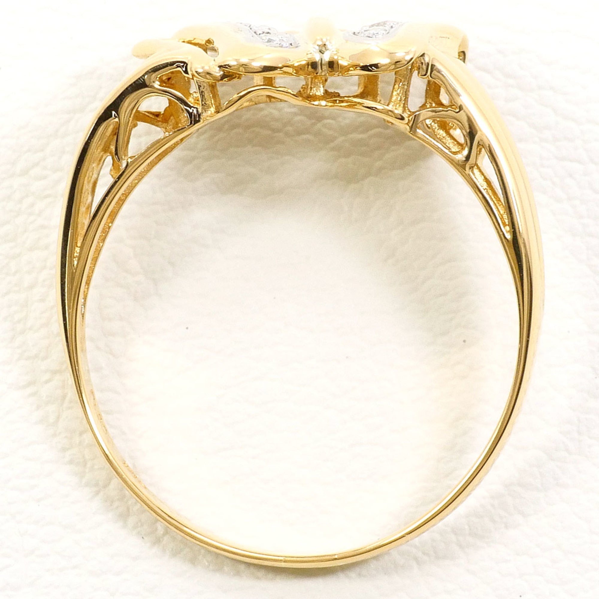 Unbranded Platinum Yellow Gold Yellow Gold (18K) Platinum 900 Band Ring (Pre-Owned)