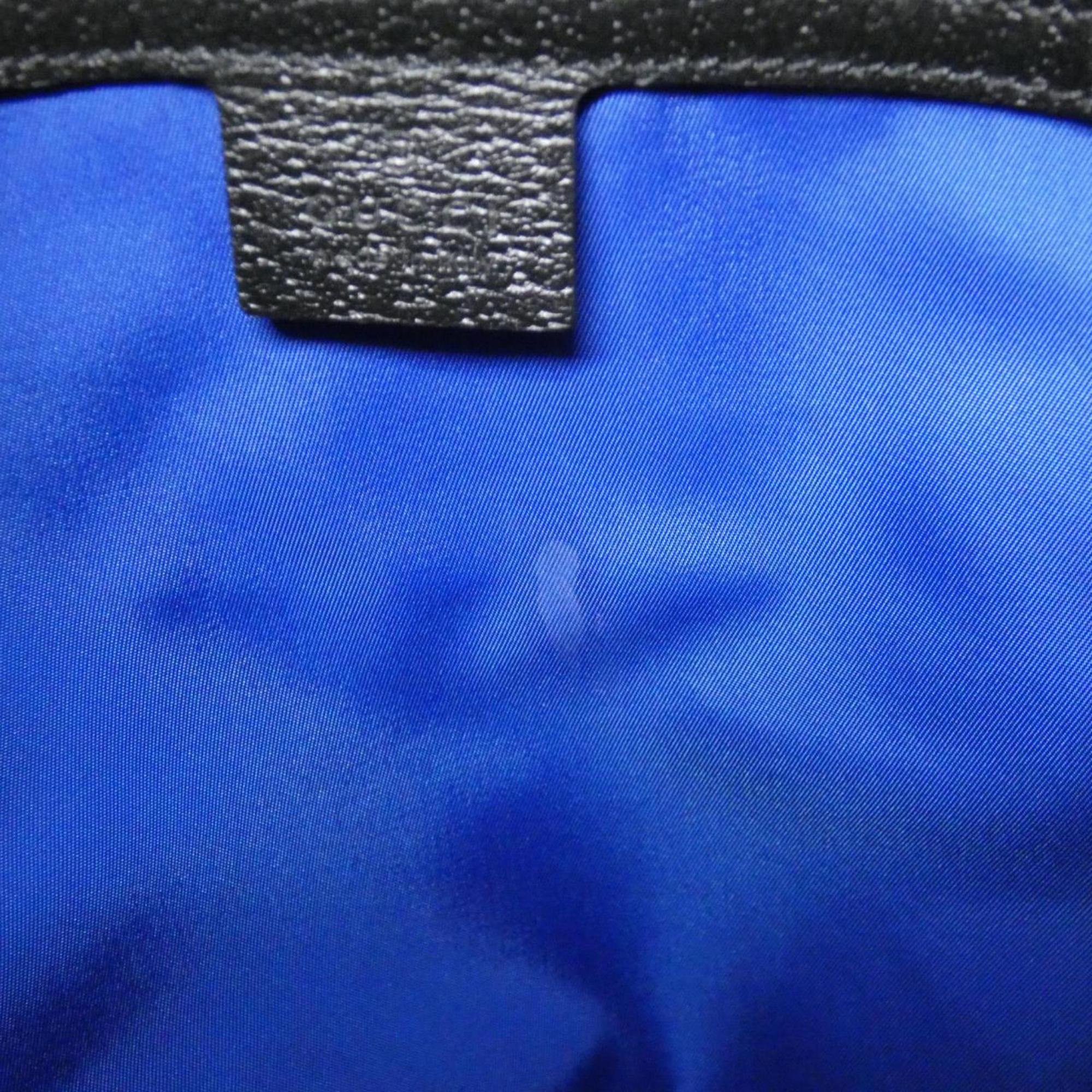 Gucci Blue Nylon Backpack (Pre-Owned)