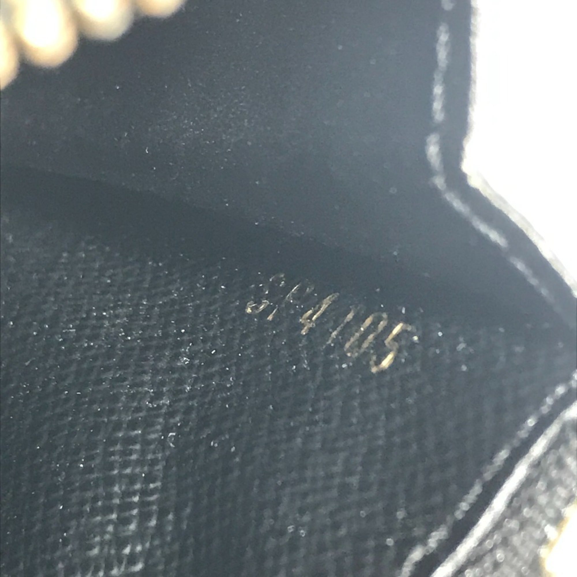 Louis Vuitton Monogram Black Brown Monogram Leather Pouch (Pre-Owned)