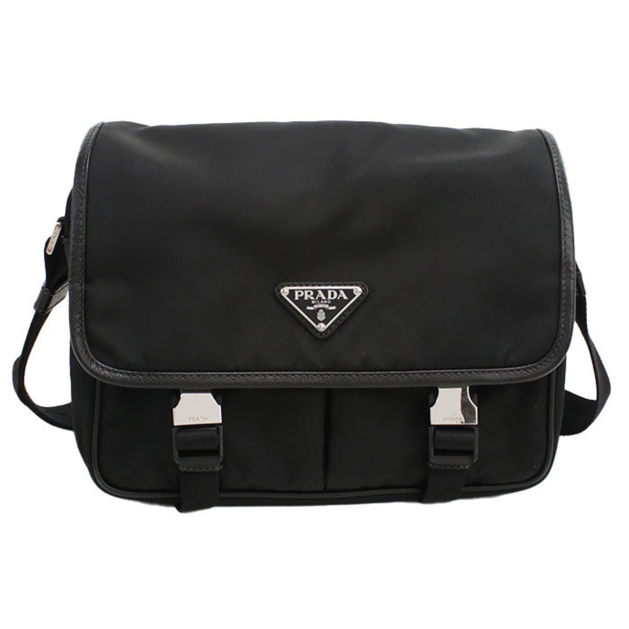Prada Black Nylon Shoulder Bag (Pre-Owned)